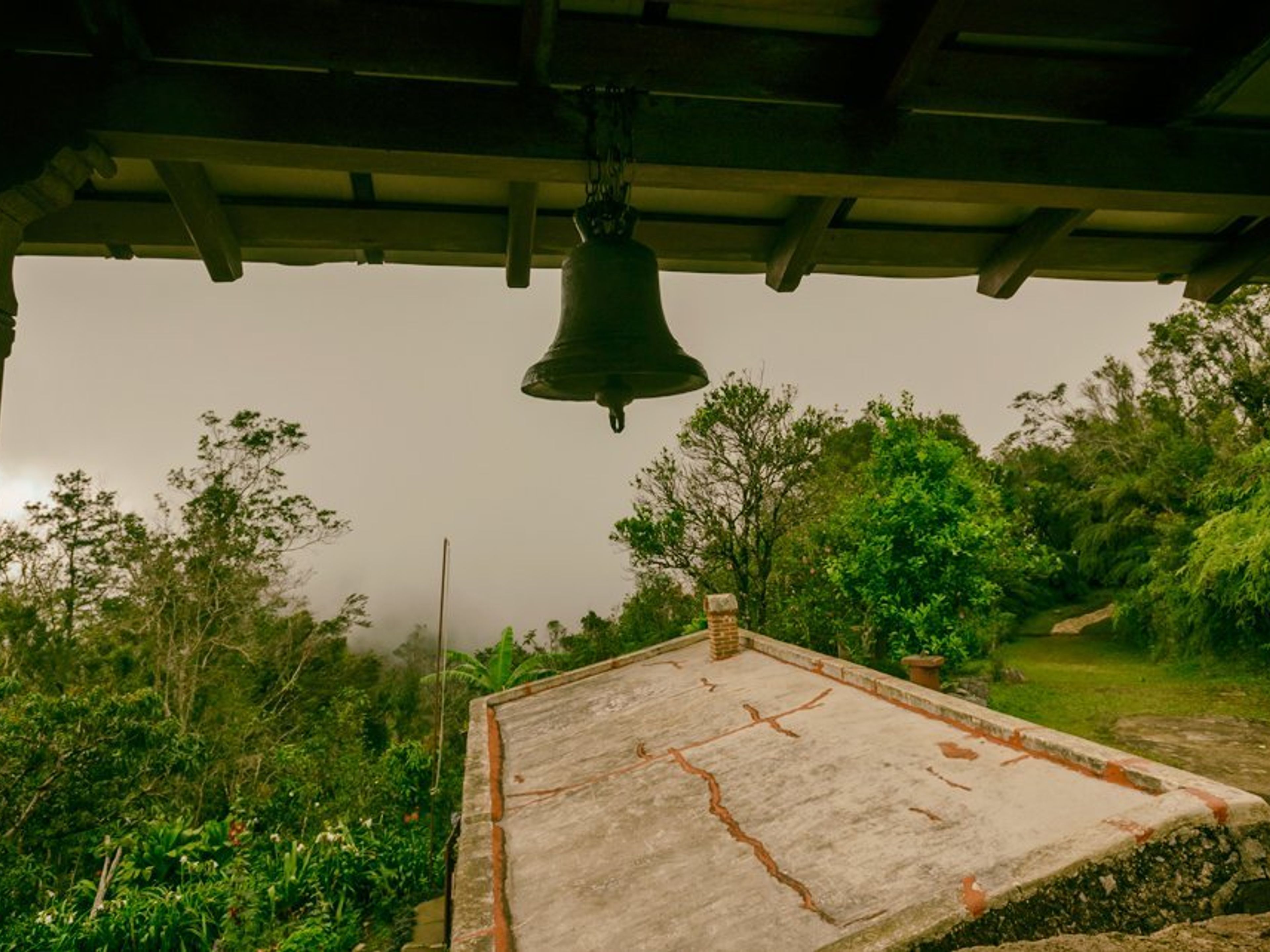 Jeep Tour "Ruta del Café Este". La Isabelica coffee farm panoramic view, La Gran Piedra, Santiago de Cuba.