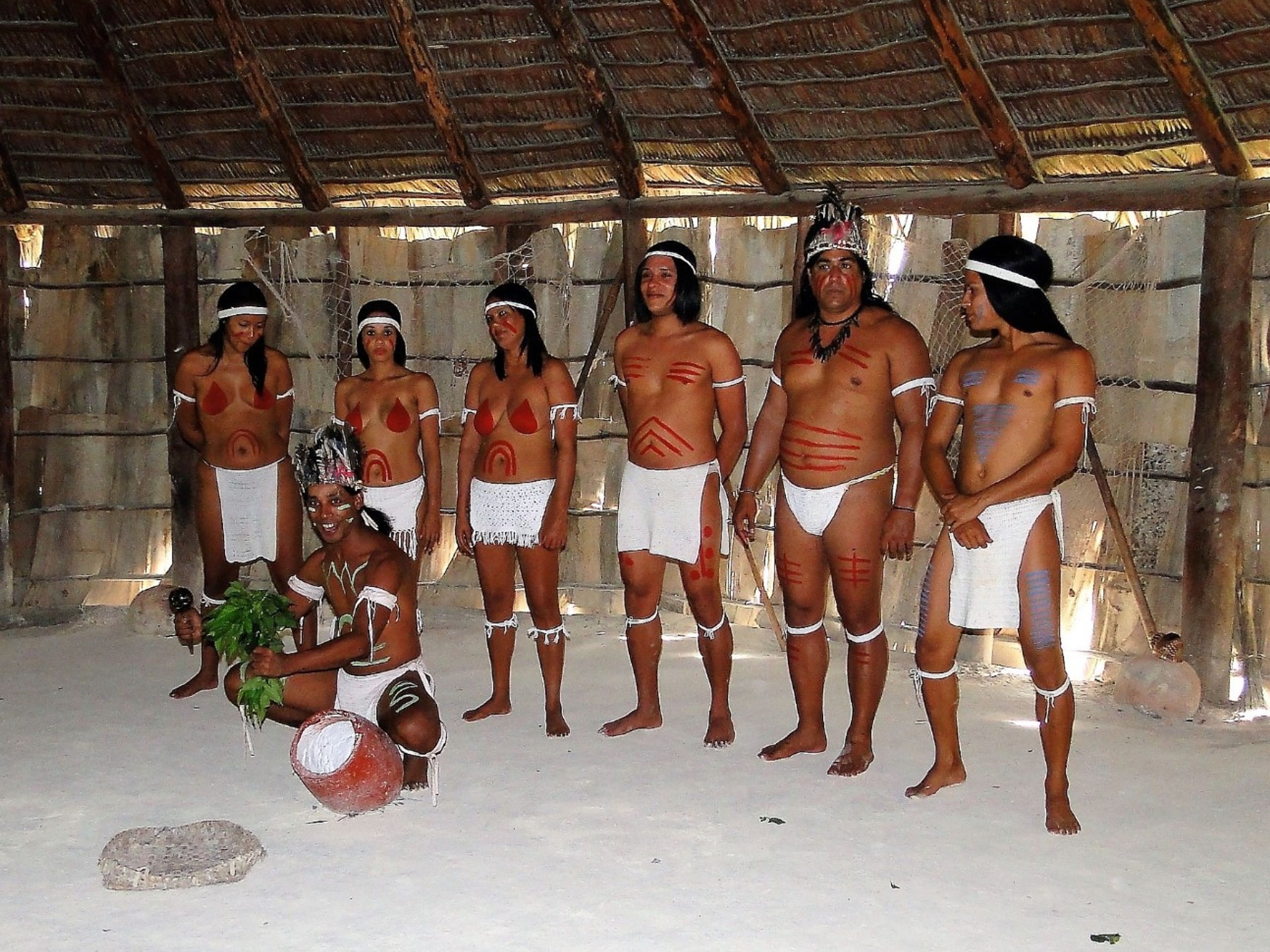 Excursión “RUTA TAÍNA”. The Aldea Taína and the Chorro de Maíta Archaeological Museum, Guardalavaca, Holguín, Cuba.