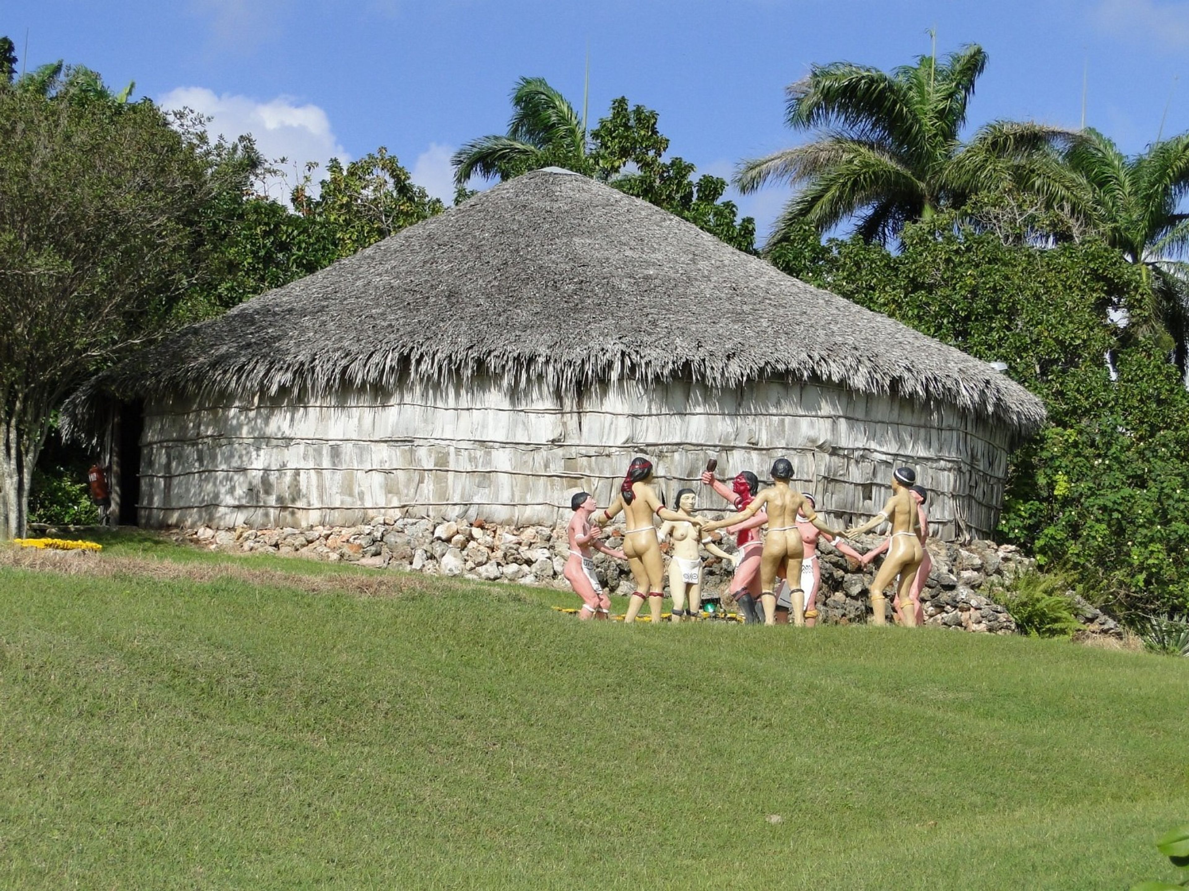 Excursión “RUTA TAÍNA”. The Aldea Taína and the Chorro de Maíta Archaeological Museum, Guardalavaca, Holguín, Cuba.