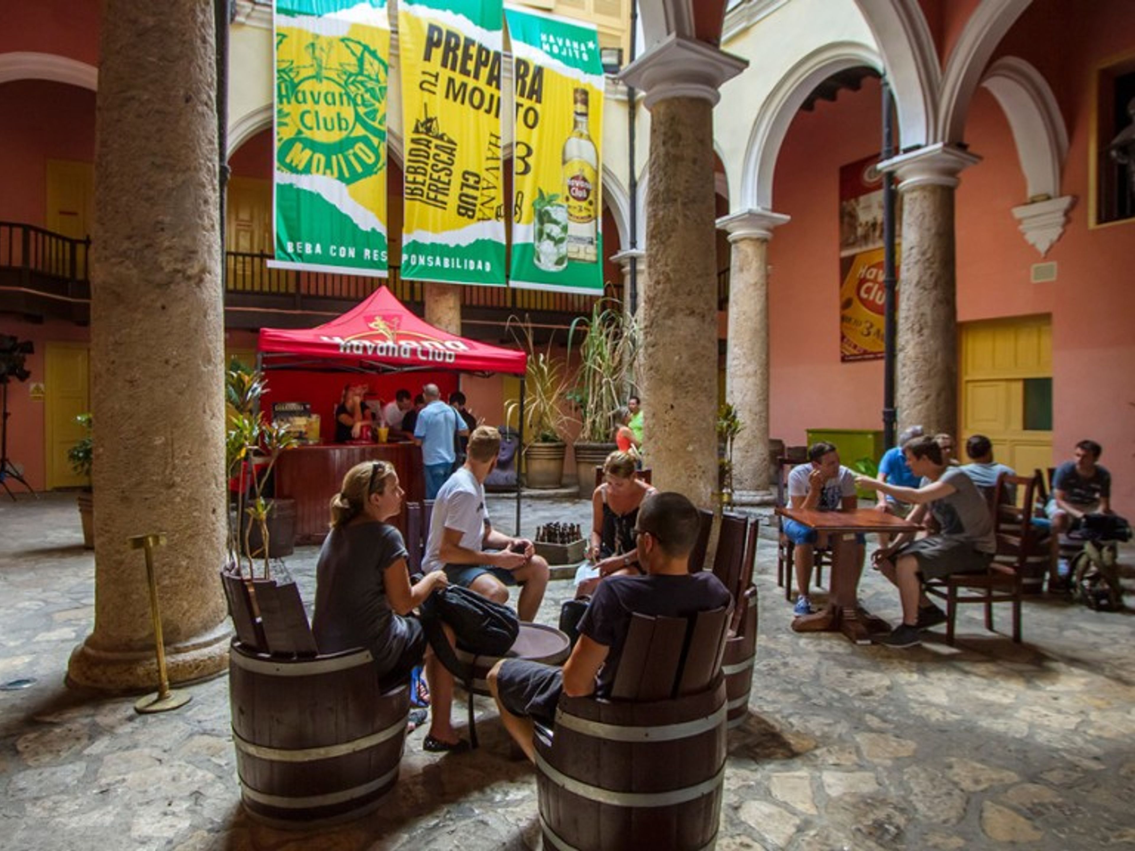 “HAVANA CLUB RUM MUSEUM” Tour. The Havana Club Rhum Museum interior view