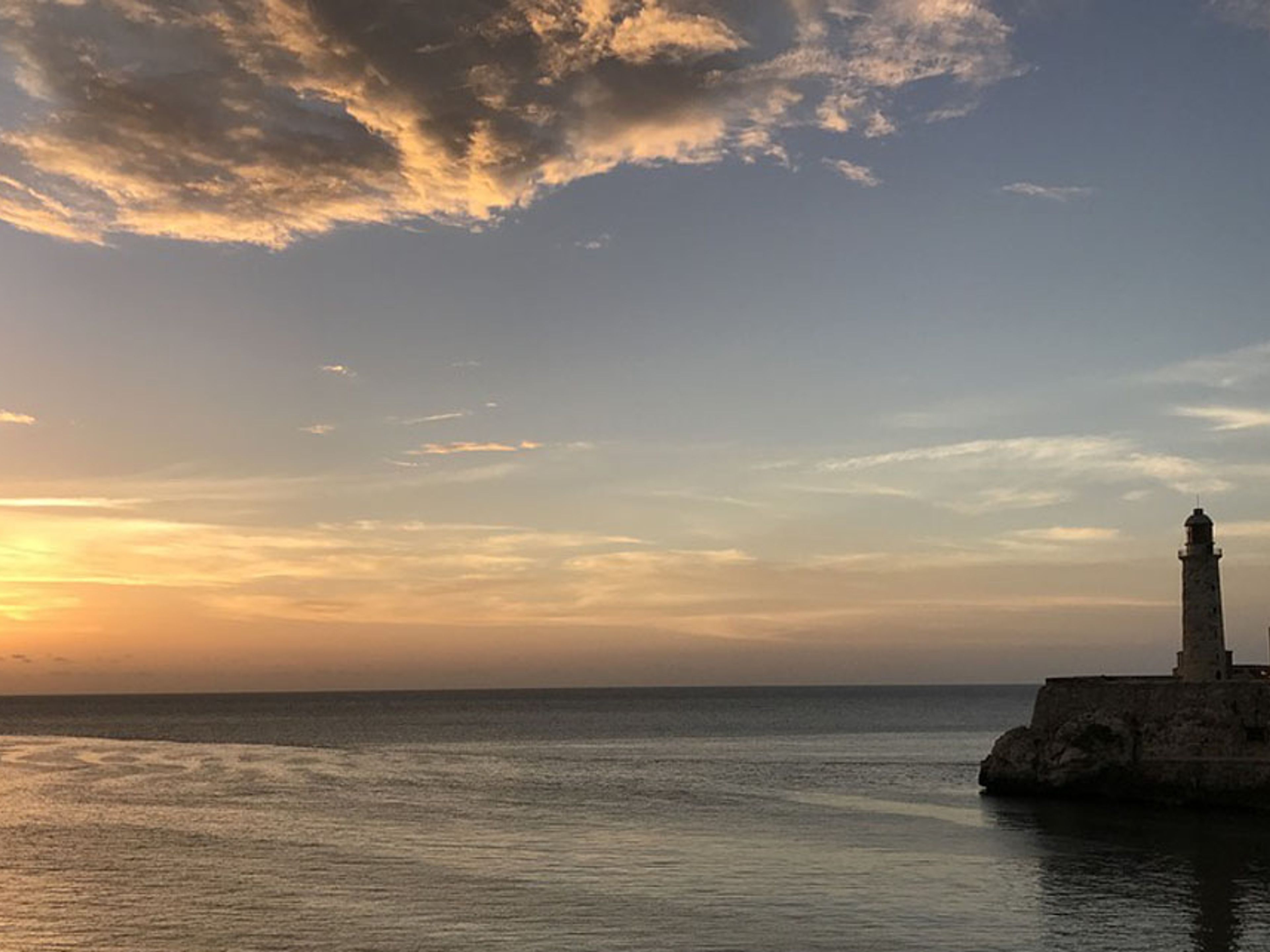 Passeio "pôr do sol de barco de Havana". Sunset in Havana