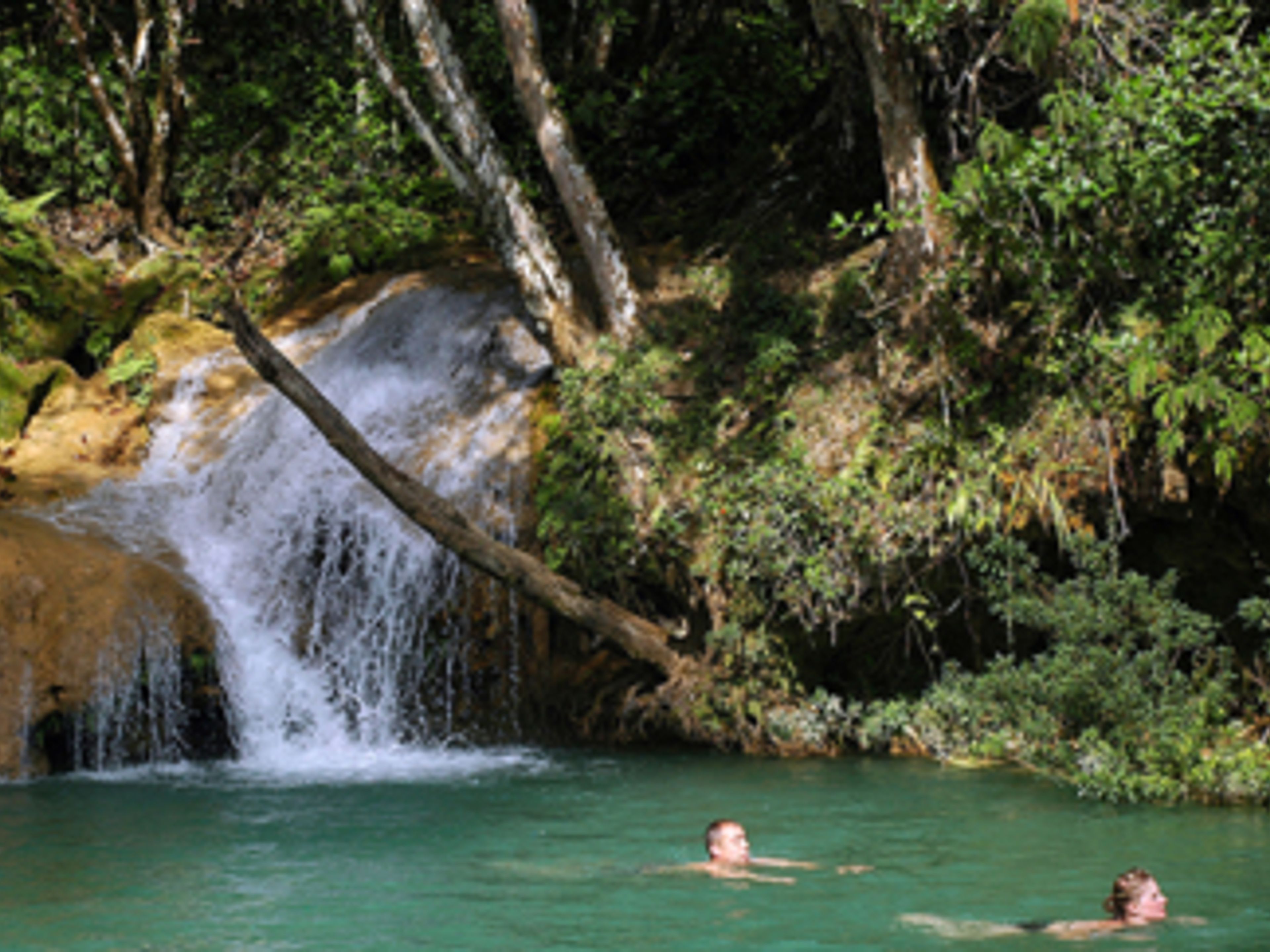 Excursión "PARQUE NATURAL GUANAYARA, TOPES DE COLLANTES". El Rocío Waterfall (The Dew), Guanayara Natural Park, Topes de Collantes