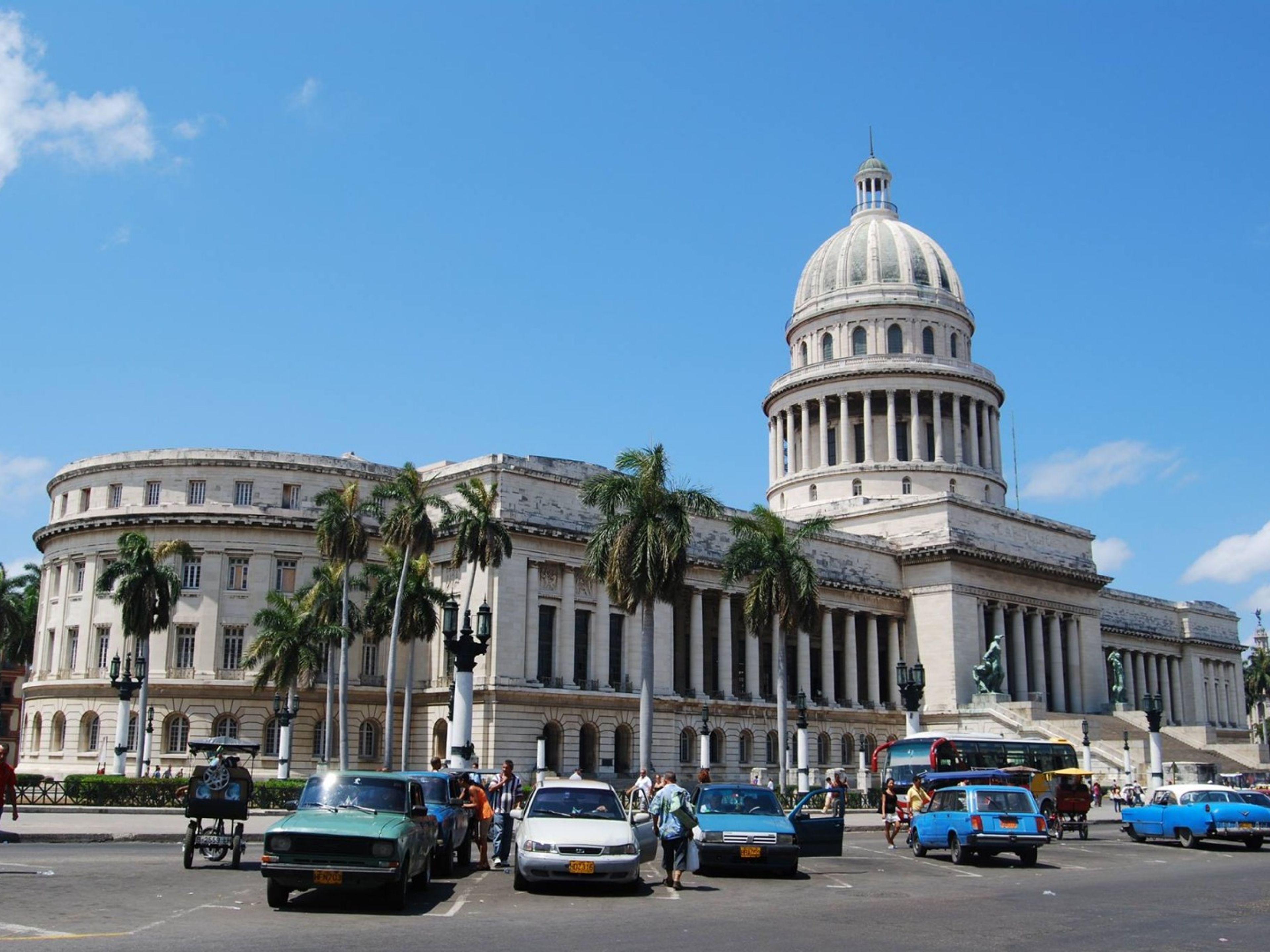 "COLONIAL HAVANA BY PLANE" Tour. The Capitol of Havana panoramic view, Old Havana, Cuba. "Colonial Havana by Plane" Tour