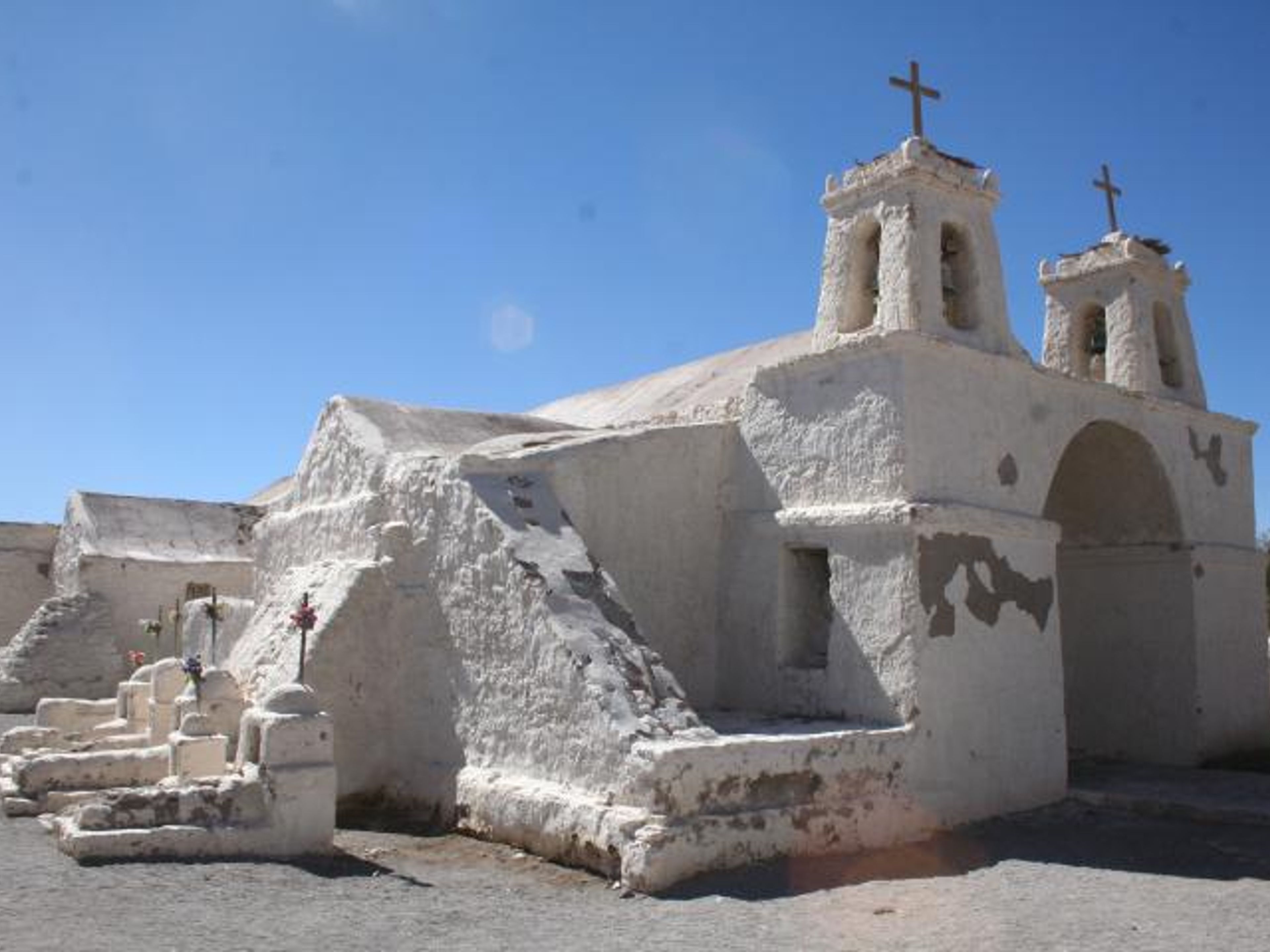 ESCURSIONE "CHIU CHIU E LASANA. San Francisco Church,  panoramic view, Chiu Chiu, Antofagasta region, Chile