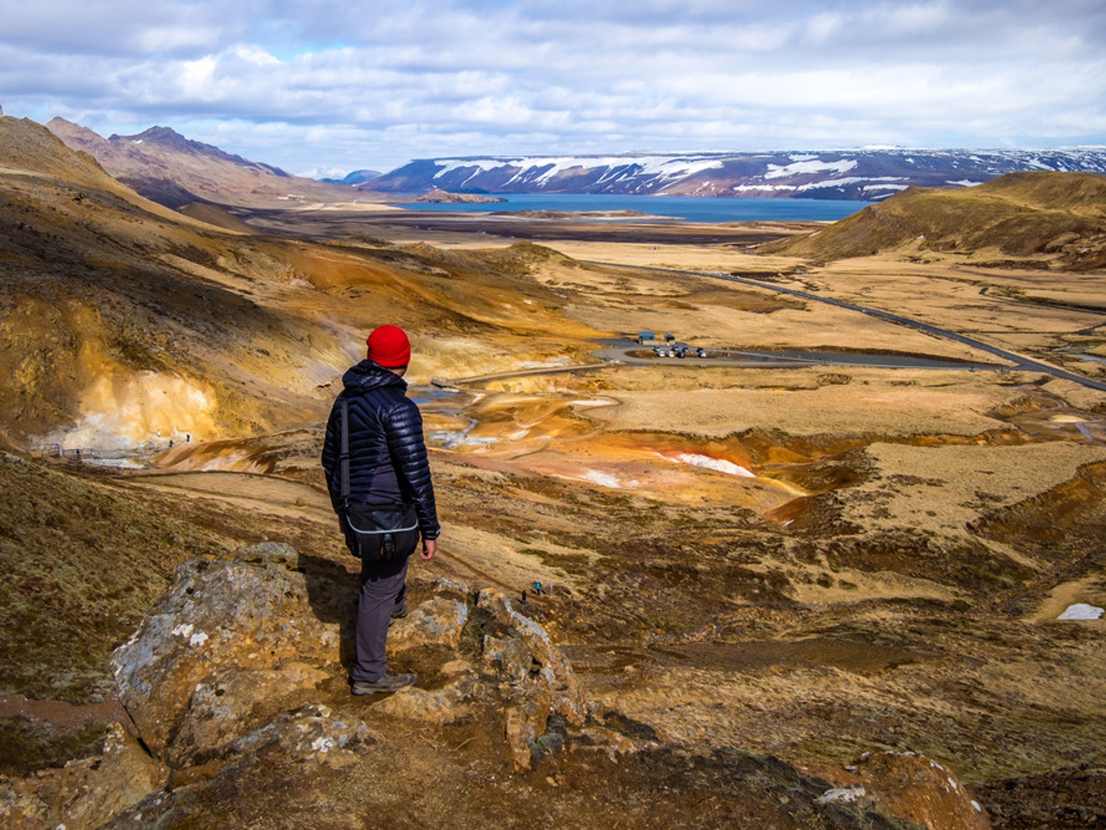 Excursión privada "PENÍNSULA DE REYKJANES + LAGUNA AZUL". The Reykjanes Peninsula panoramic view, Iceland.