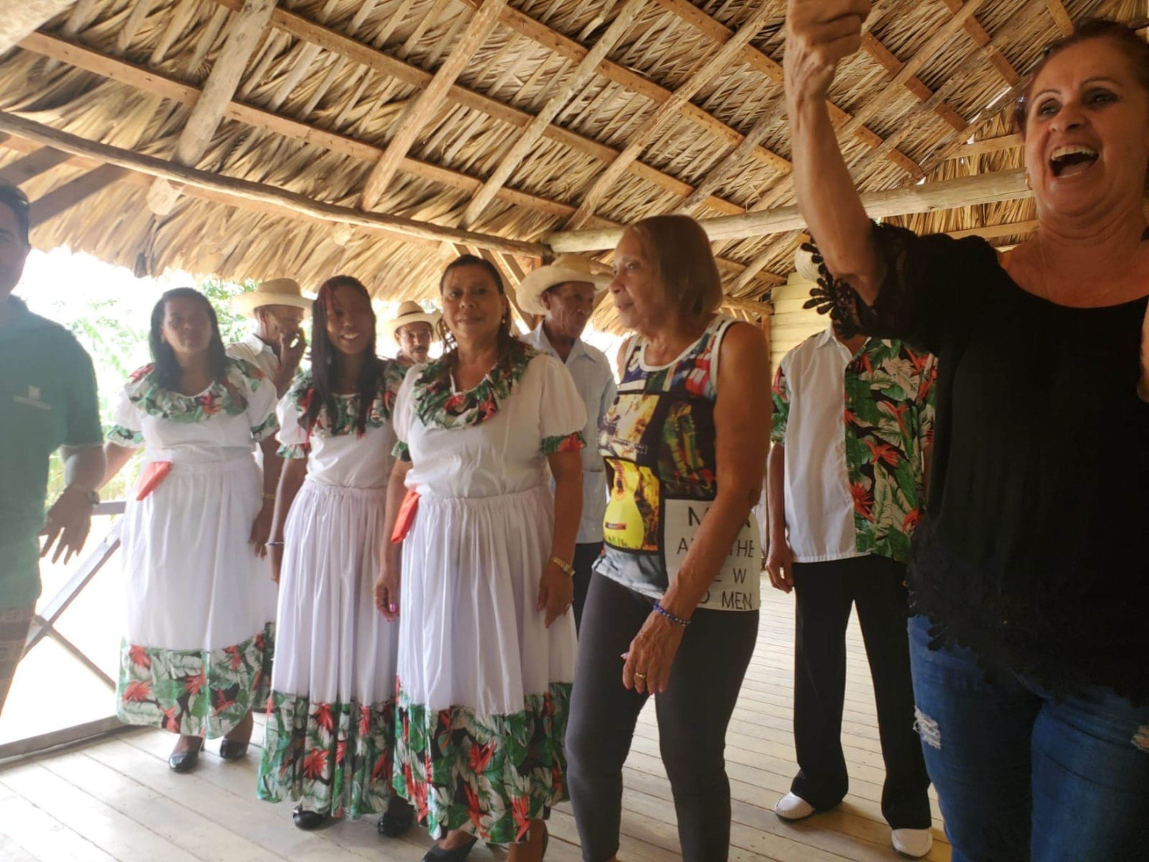Jeep Safari "MATA - CAJUAJO". Traditions of music and dance rhythms Kiribá - Nengón, Baracoa, Guantánamo, Cuba.