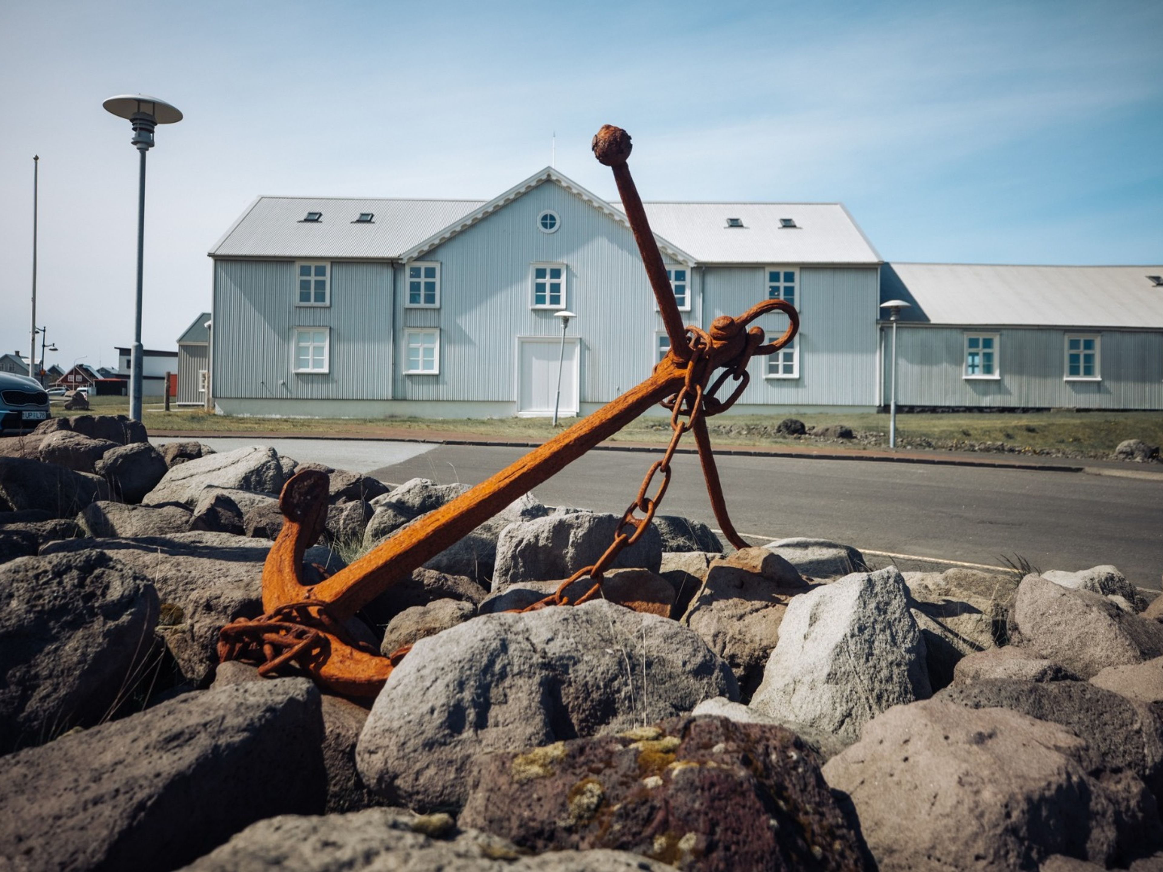 Excursión privada "PENÍNSULA DE REYKJANES + ATV QUAD BIKE". The fishery village of Grindavik panoramic view, Iceland.