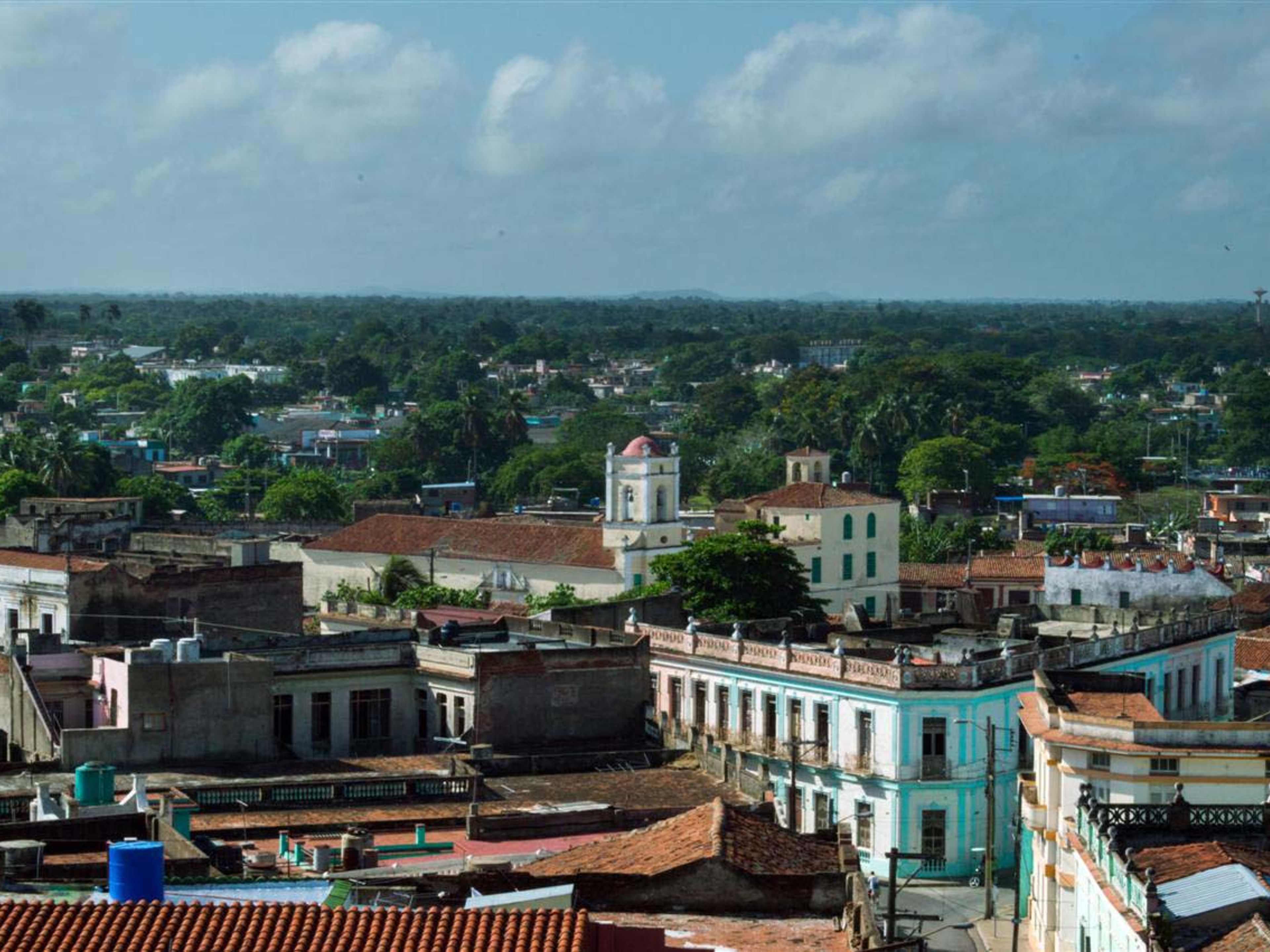 “Camagüey's Colonial” tour. Camagüey old city panoramic view
