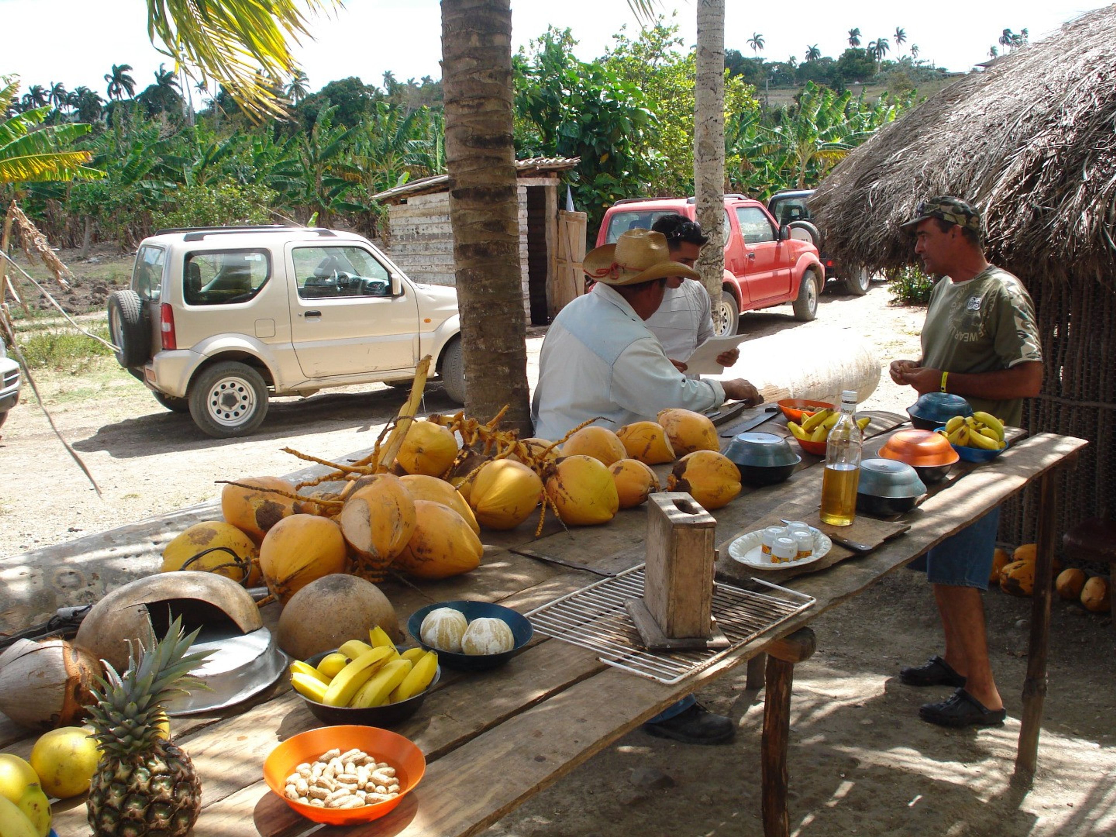 Jeep Safari "CUBA CAMPESINA". Typical cuban lunch on the Alcalá farm, Holguín