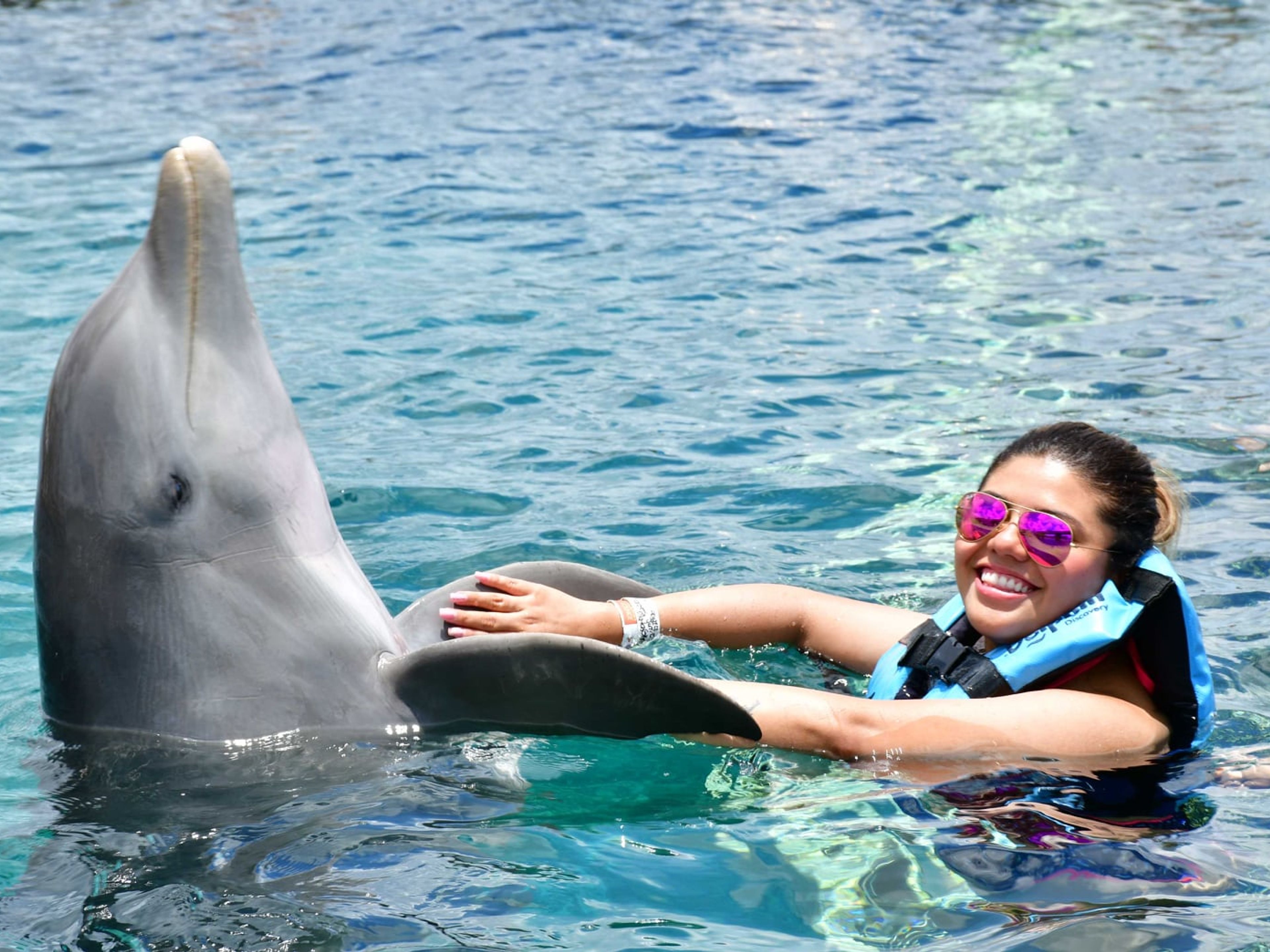 Excursión "Delfines Dolphin Encounter + Parque Chankanaab Cozumel". "Dolphins Encounter + Chankanaab Cozumel Park" Tour