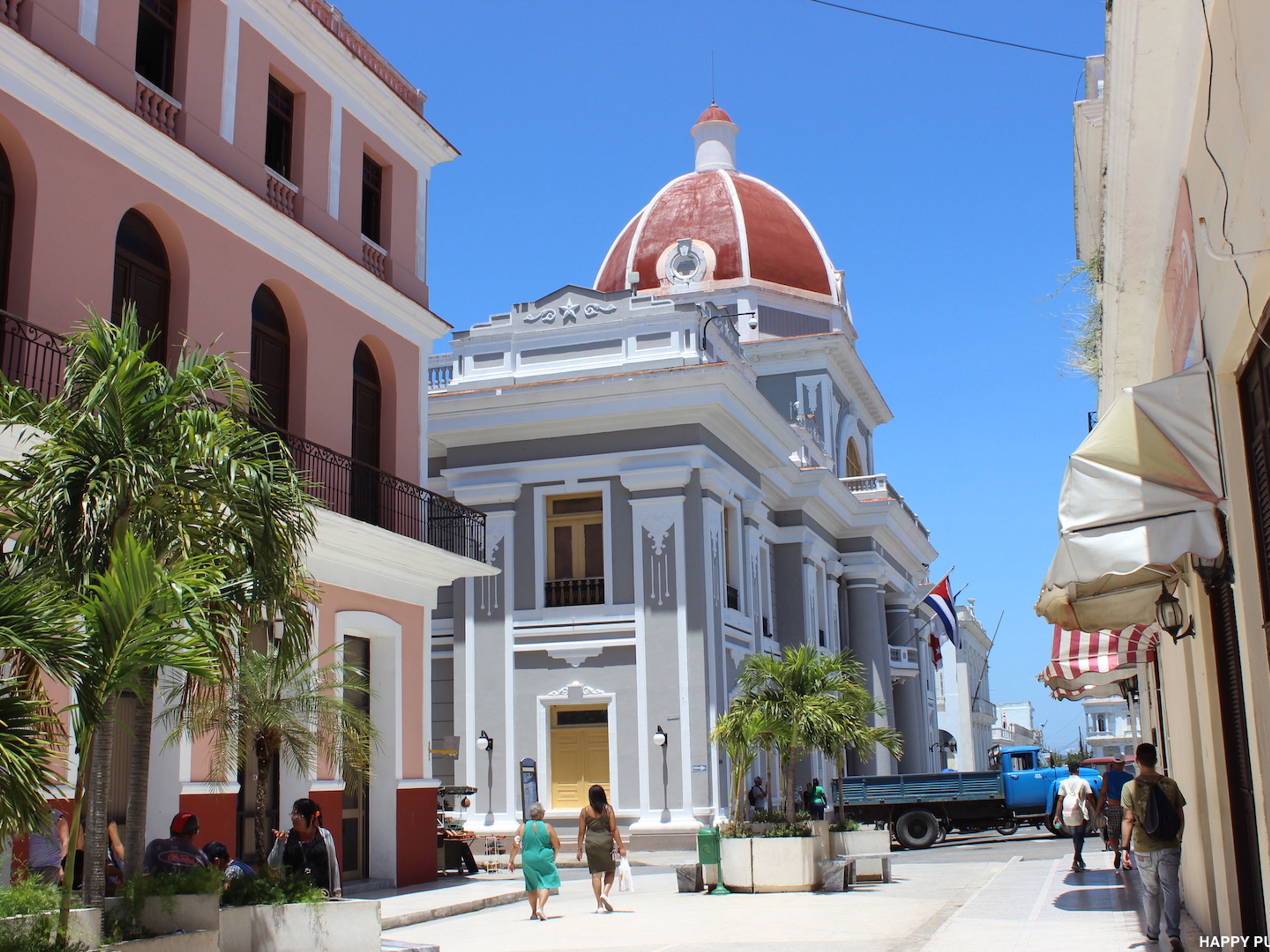 Tour “A CIENFUEGOS“. The Goverment Palace panoramic view, Cienfuegos, Cuba.