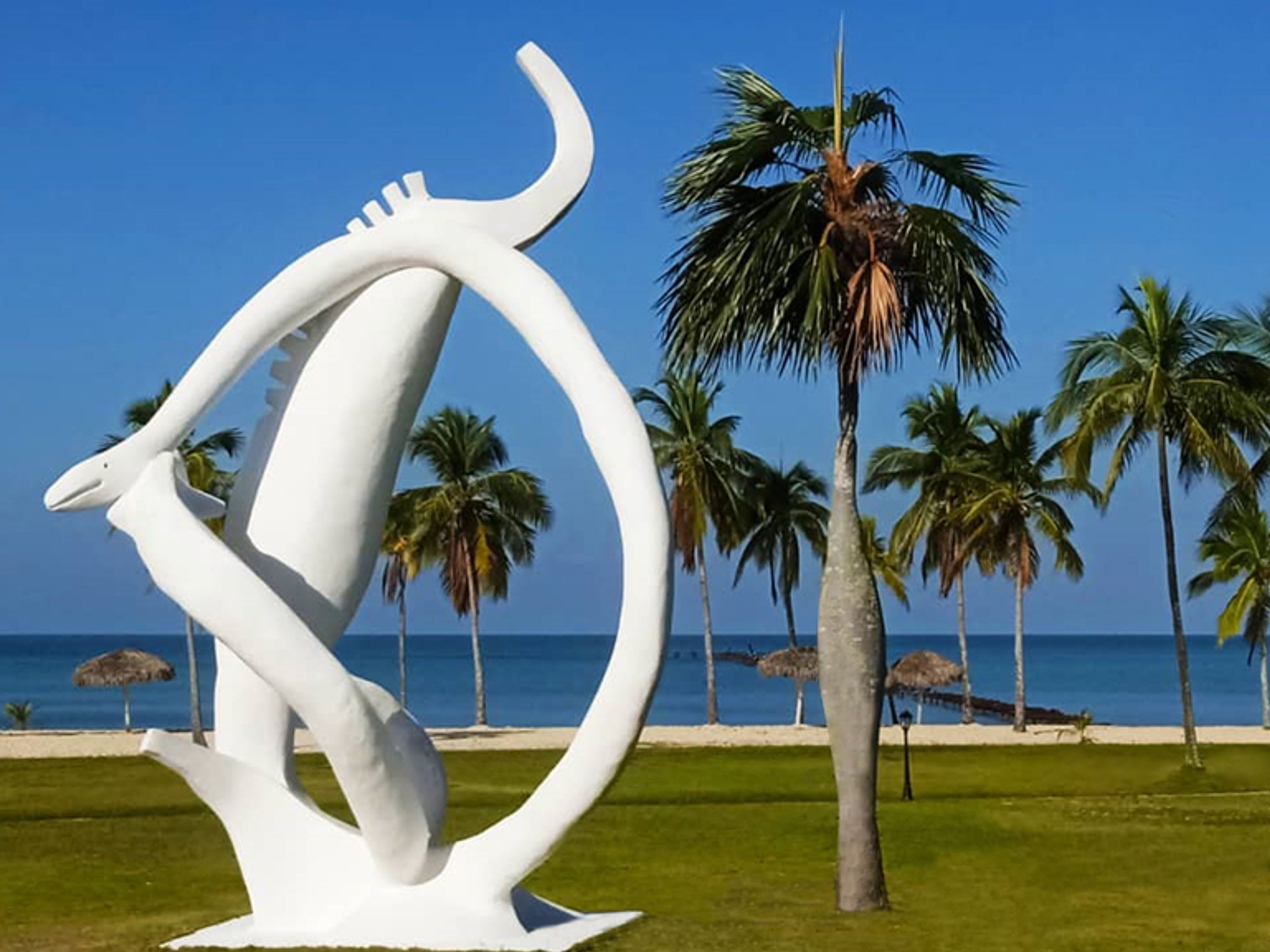 “ISLA DE LA JUVENTUD, AN ISLAND PARADISE TO THE SOUTH OF CUBA BY PLANE” Tour. El Colony hotel panoramic view, Isla de la Juventud, Cuba.
