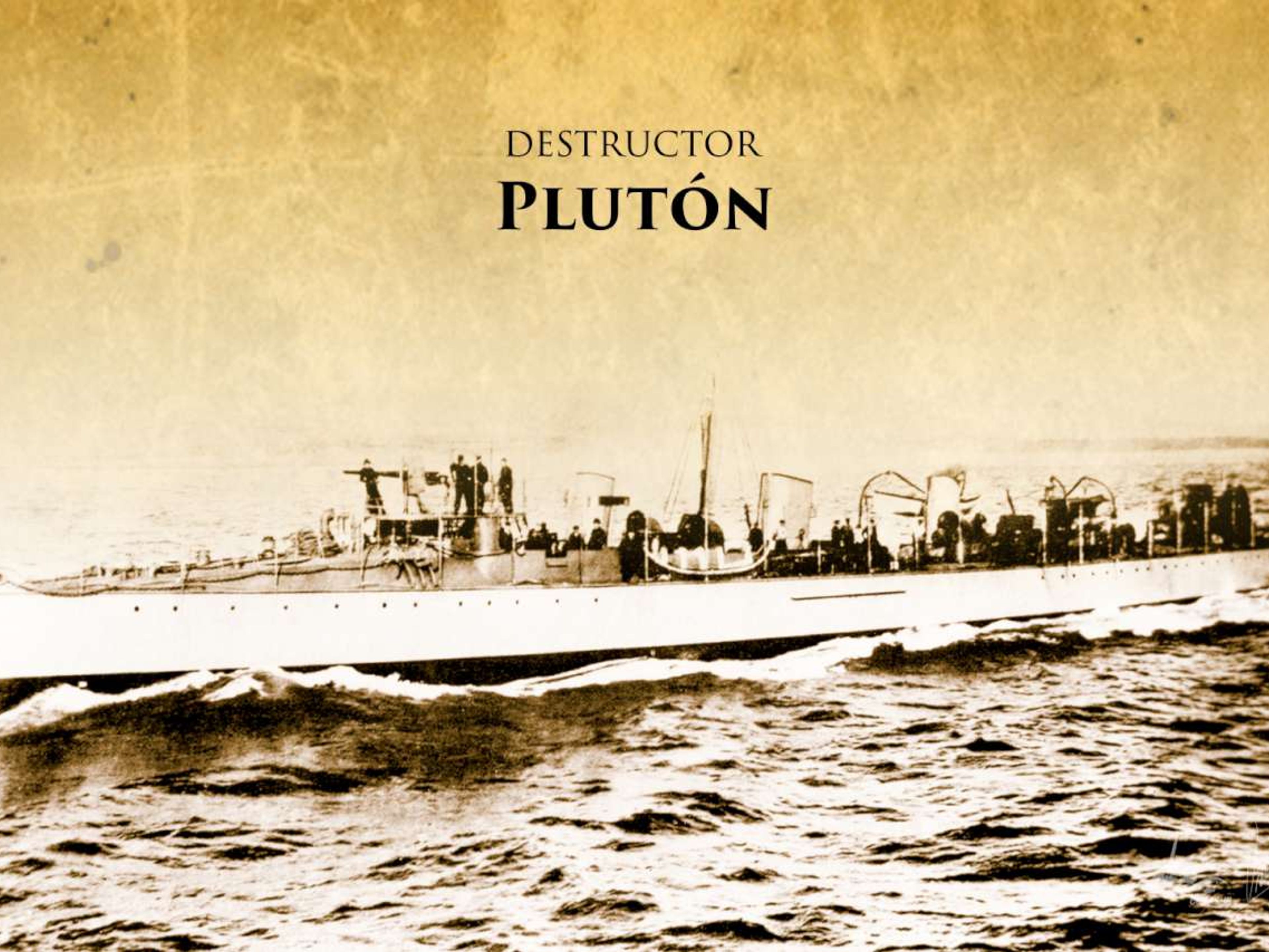 Scuba Diving in Wrecks of the Hispanic - Cuban and North American War of 1898. "DESTROYER PLUTON".. "PLUTON DESTROYER", Fleet vessel of Vice Admiral Pascual Cervera y Topete participating in the Naval War of 1898.