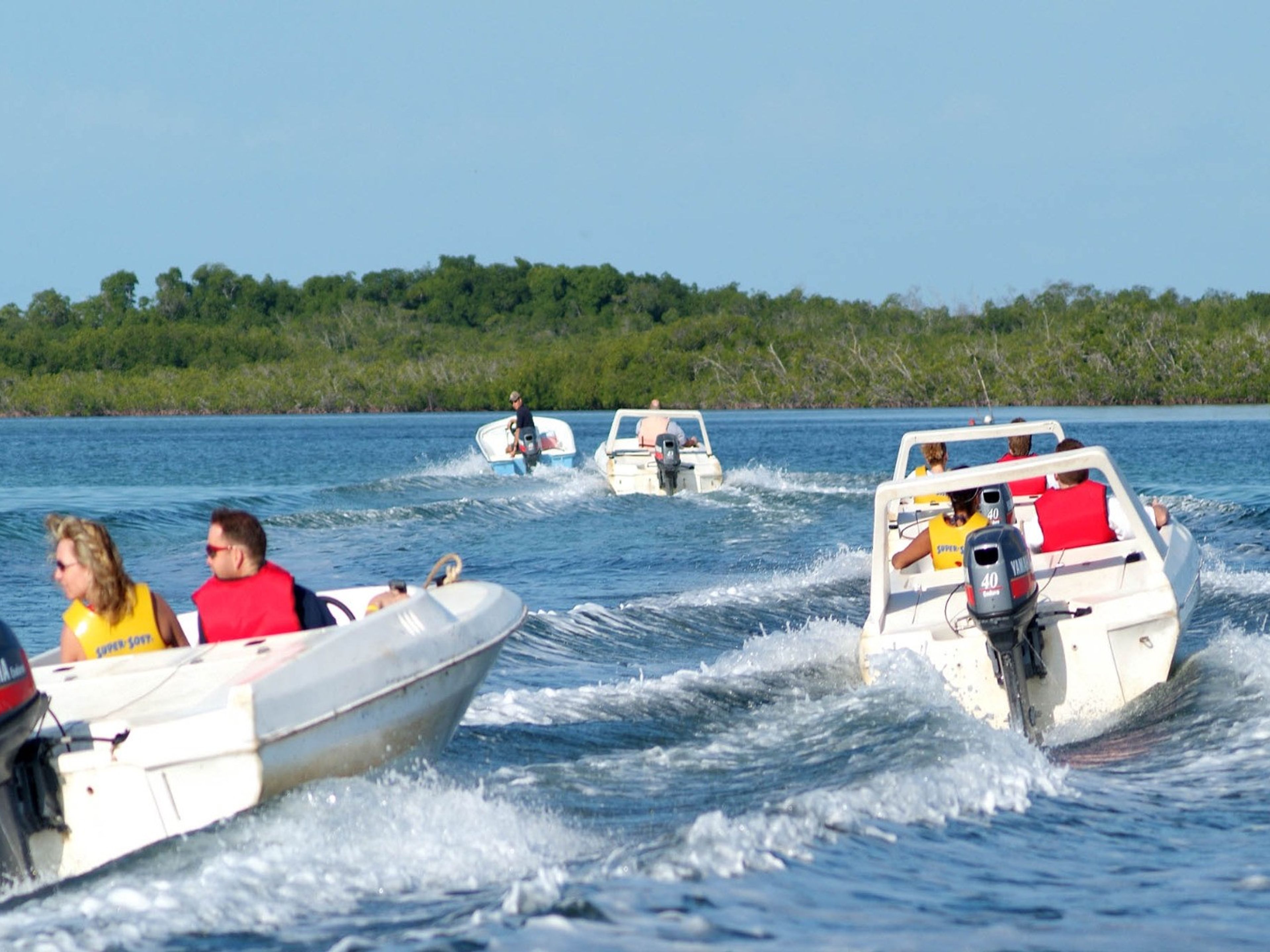 "BOOTSABENTEUER IN PLAYA GUARDALAVACA"  Tour. Boat adventure tour, Guardalavaca beach, Holguín