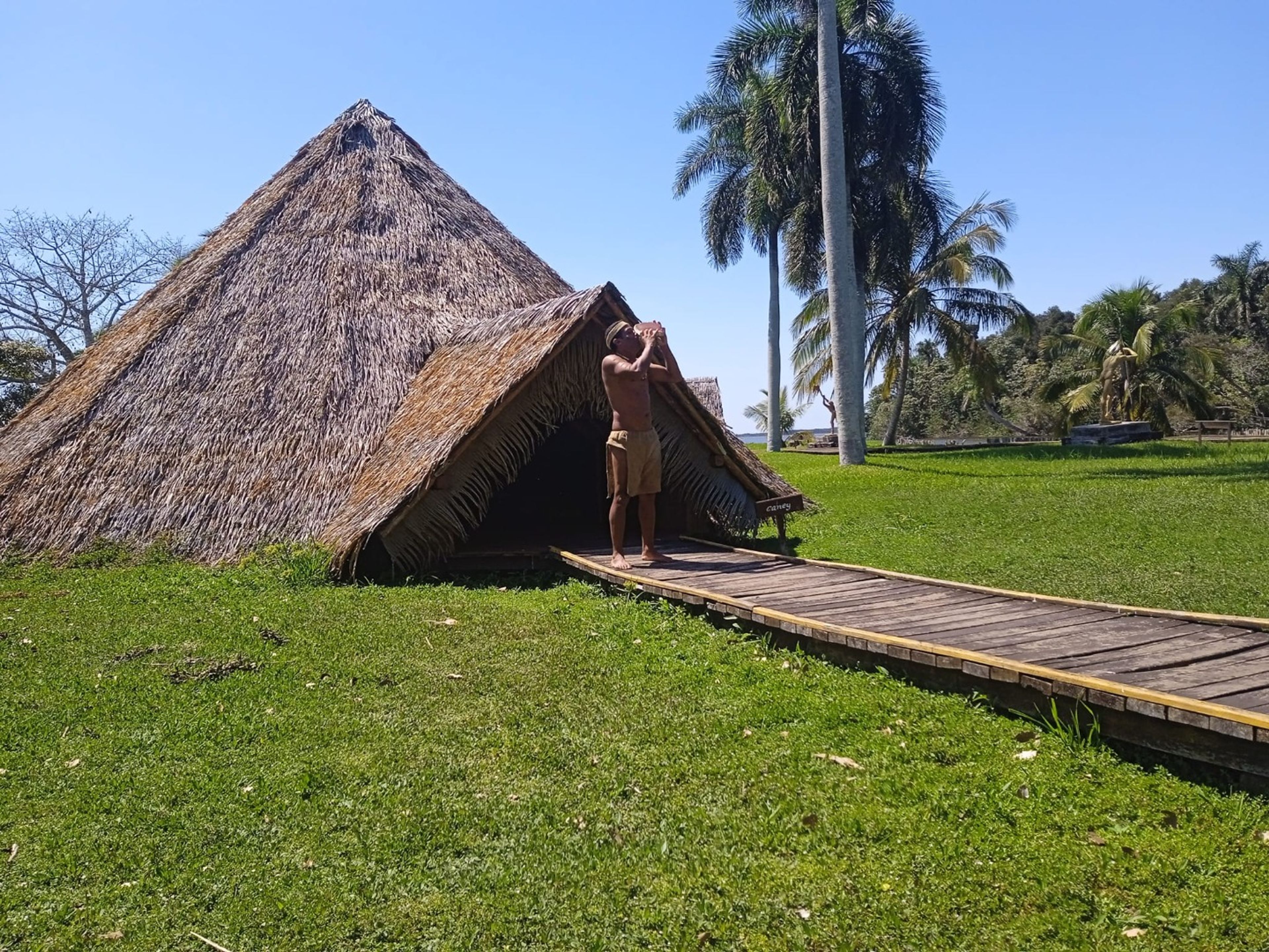 Excursión “GUAMÁ - CALETA BUENA”. Guama tourist park panoramic view, Zapata peninsula, Matanzas, Cuba.
