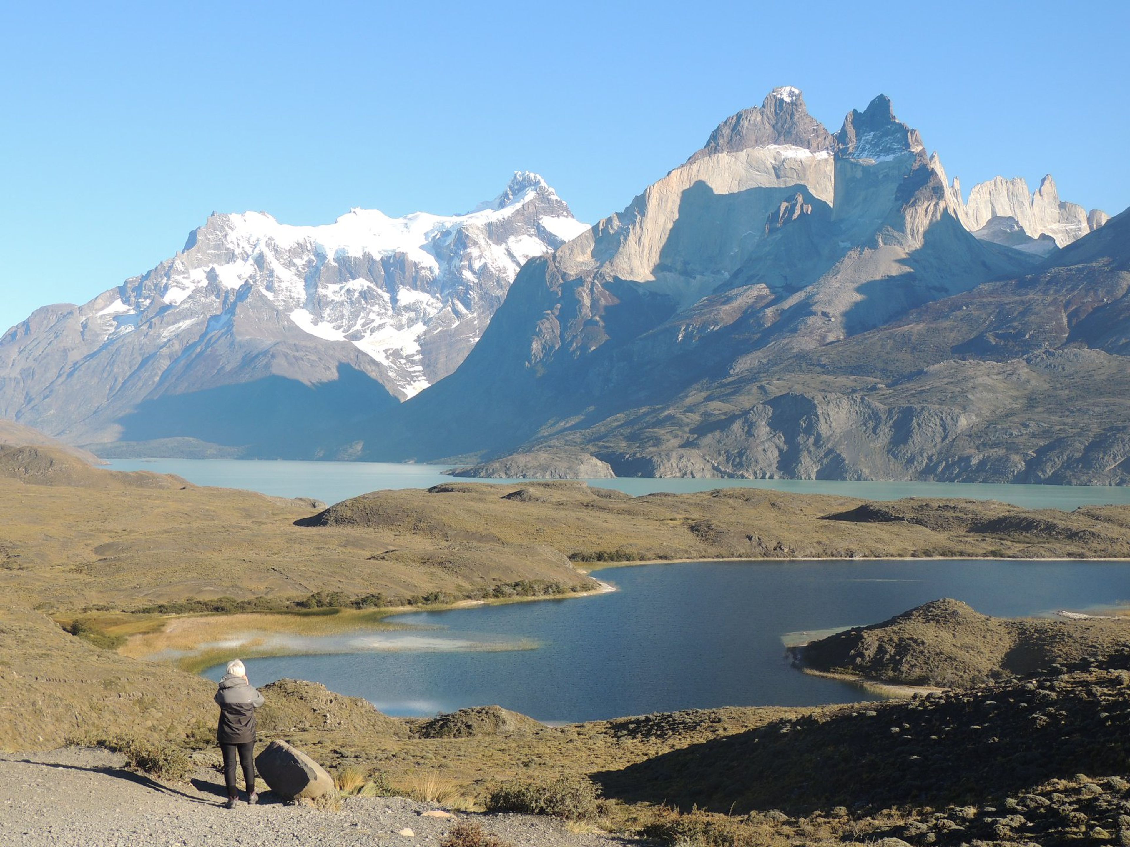 Tour "JOURNÉE COMPLÈTE À PARC NATIONAL TORRES DEL PAINE". TORRES DEL PAINE NATIONAL PARK panoramic view, Puerto Natales, Chile. 