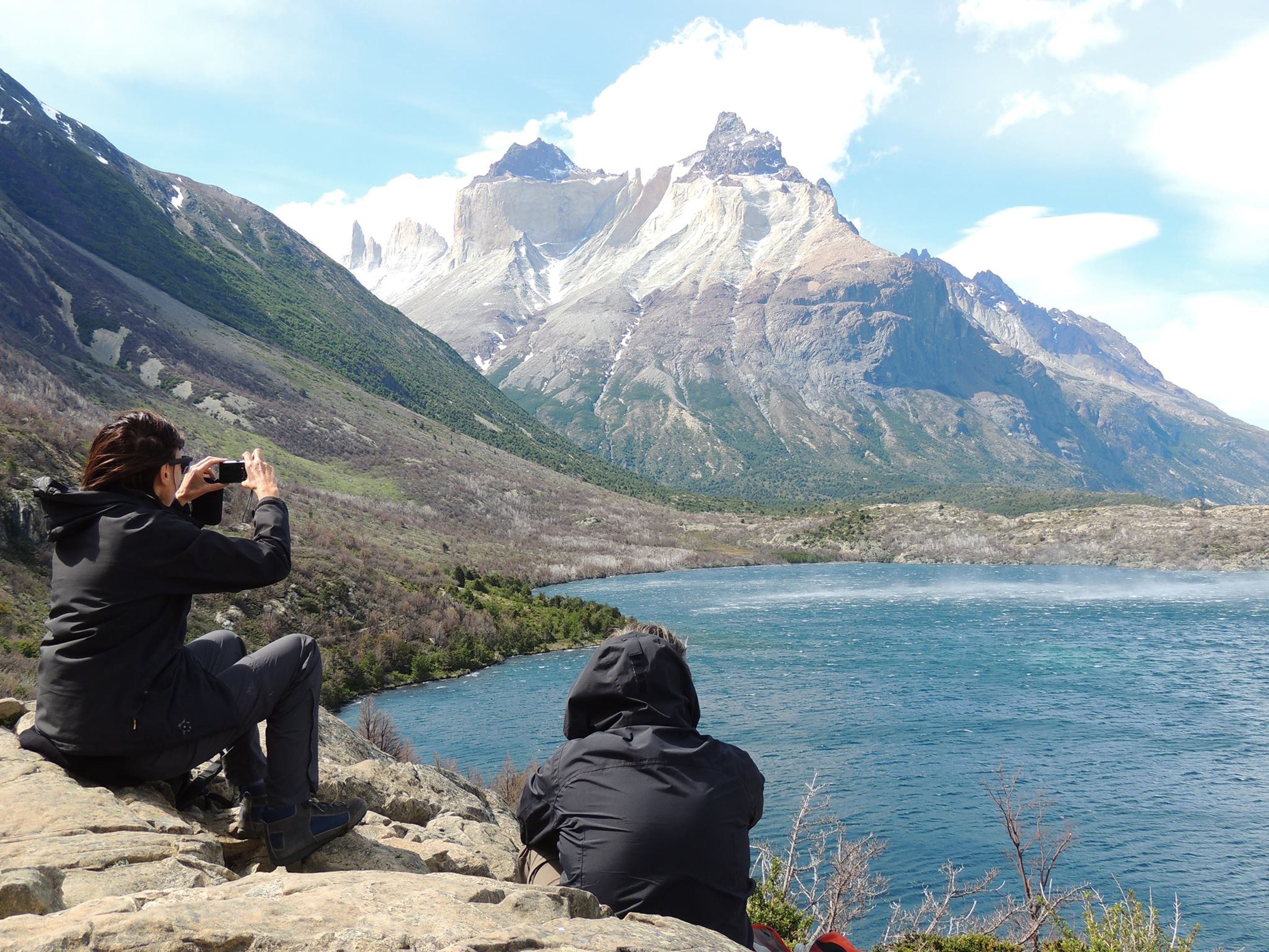 Tour "JOURNÉE COMPLÈTE À PARC NATIONAL TORRES DEL PAINE". TORRES DEL PAINE NATIONAL PARK panoramic view, Puerto Natales, Chile. 