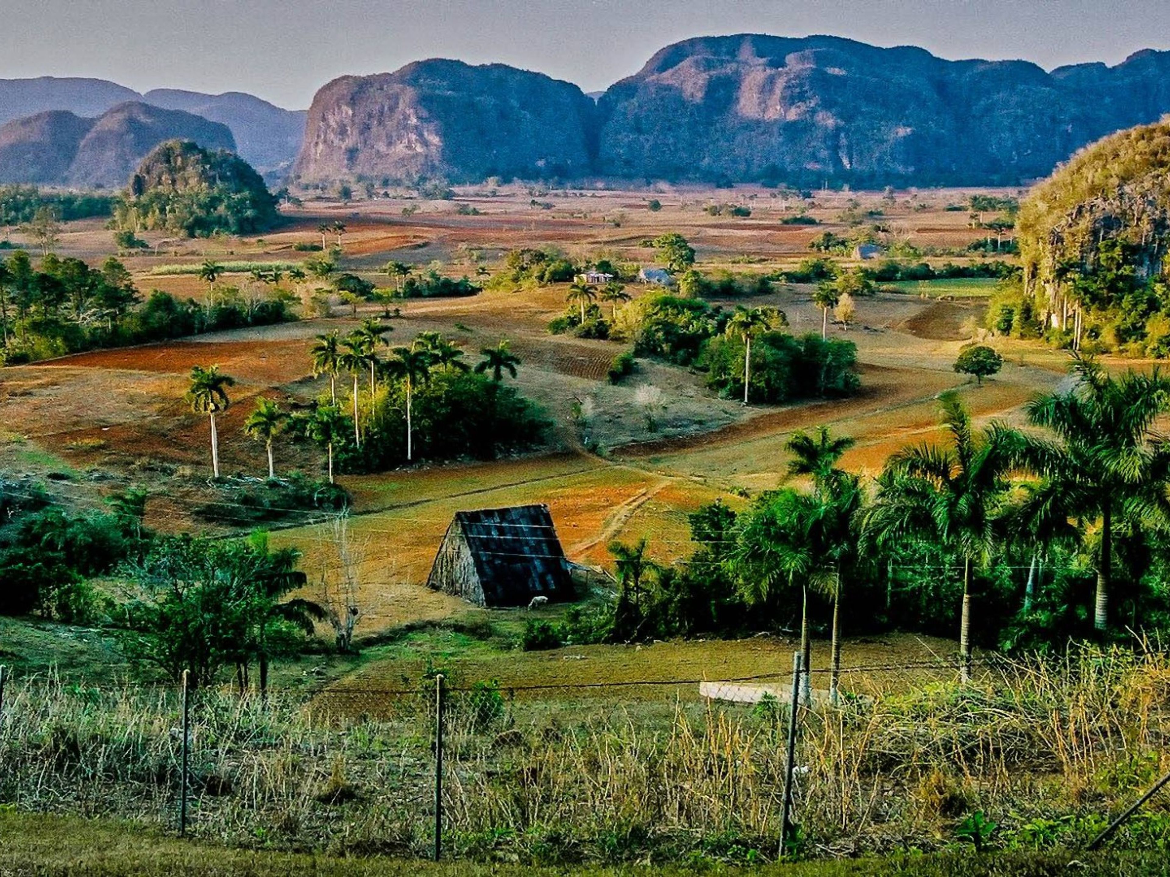 Excursión “A LA HABANA - VIÑALES - SOROA - LAS TERRAZAS” (3 Días / 2 Noches). The Viñales Valley panoramic view, Viñales, Pinar del Río, Cuba.