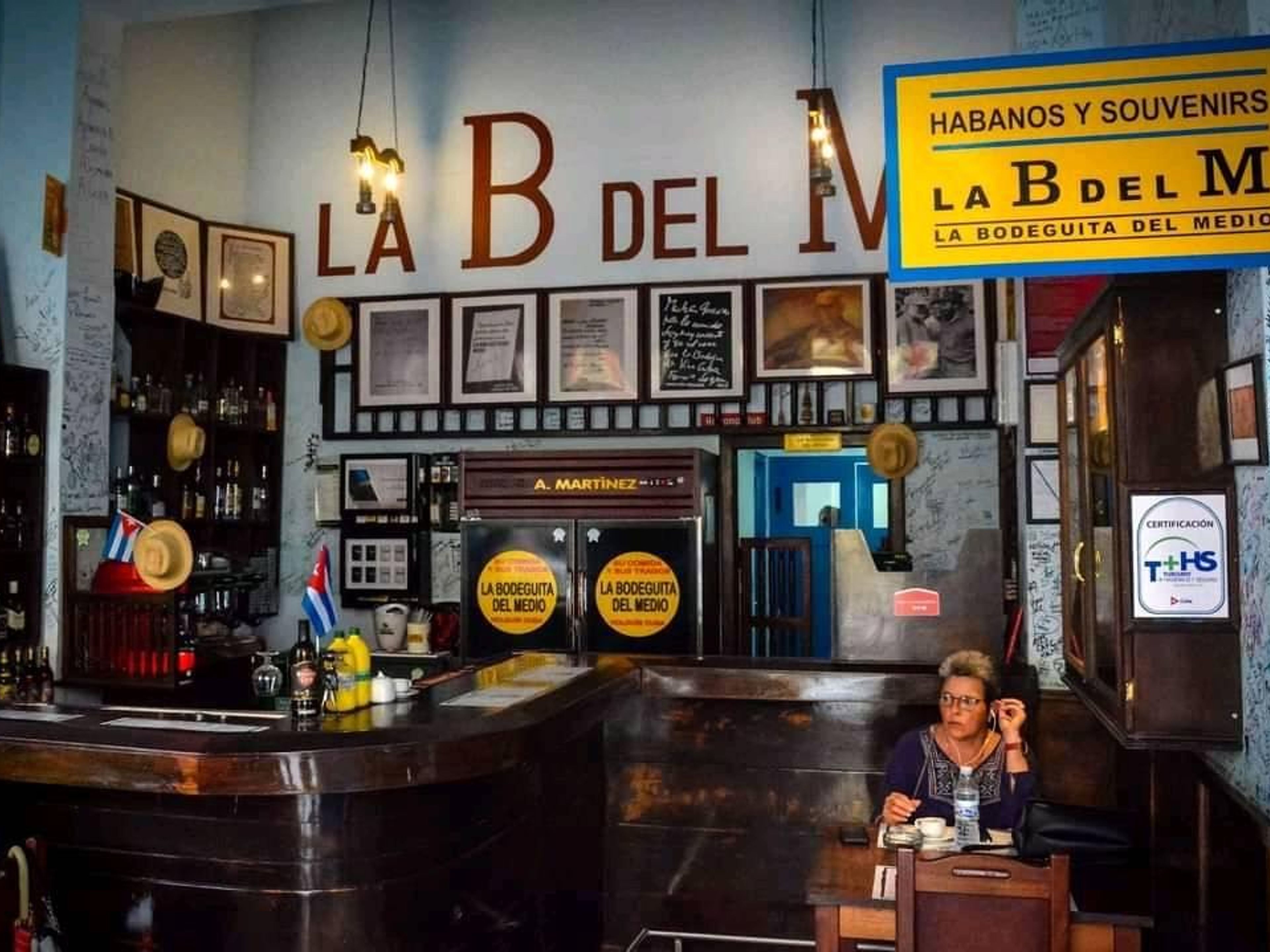 Tour "BAR'S TOUR". Bodeguita del Medio Bar - Restaurant in Holguin city, Cuba.