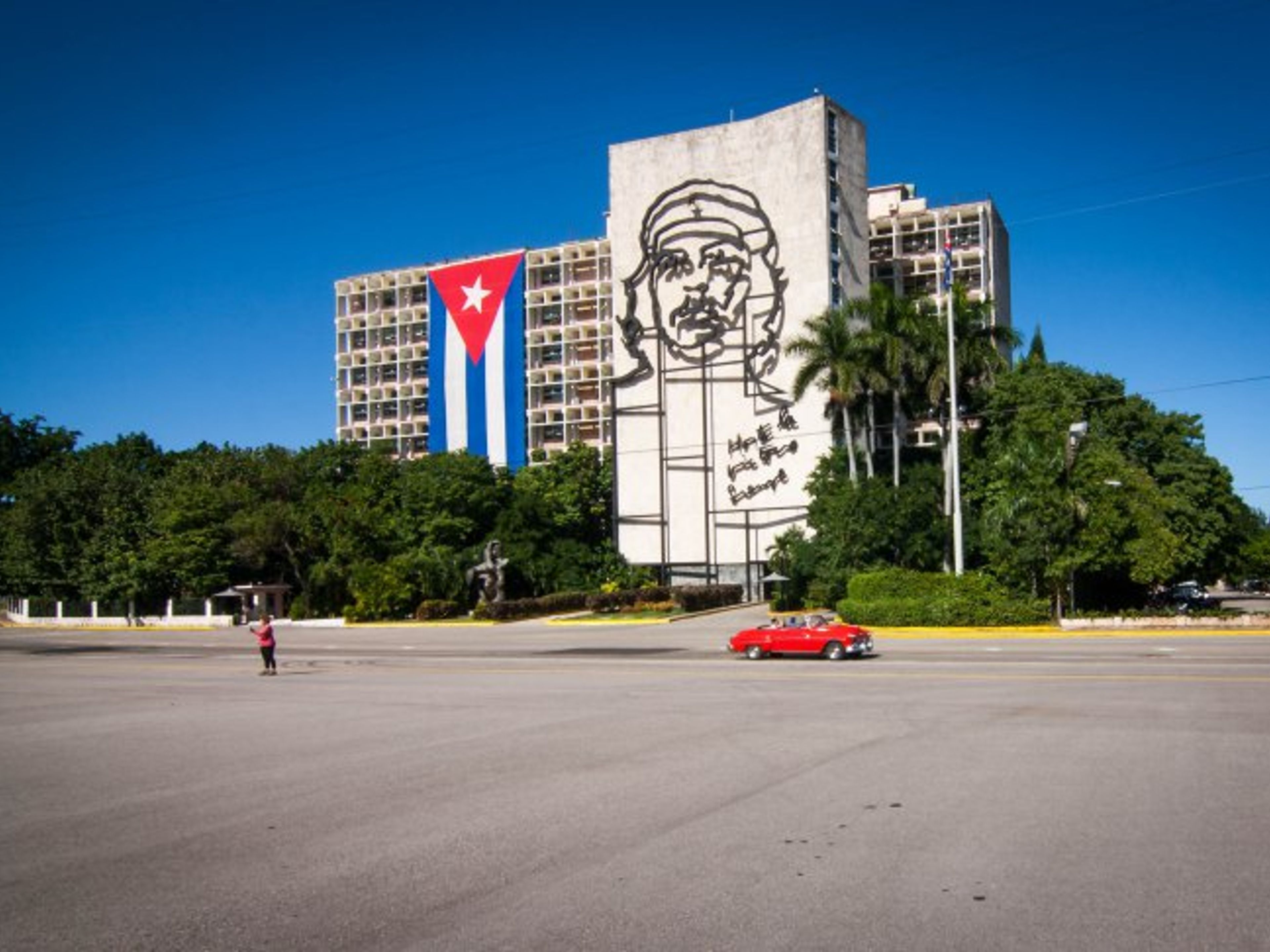 Tour "HAVANA OVERNIGHT". The Revolution Square panoramic view, Vedado, Havana, Cuba."Havana Overnight" Tour