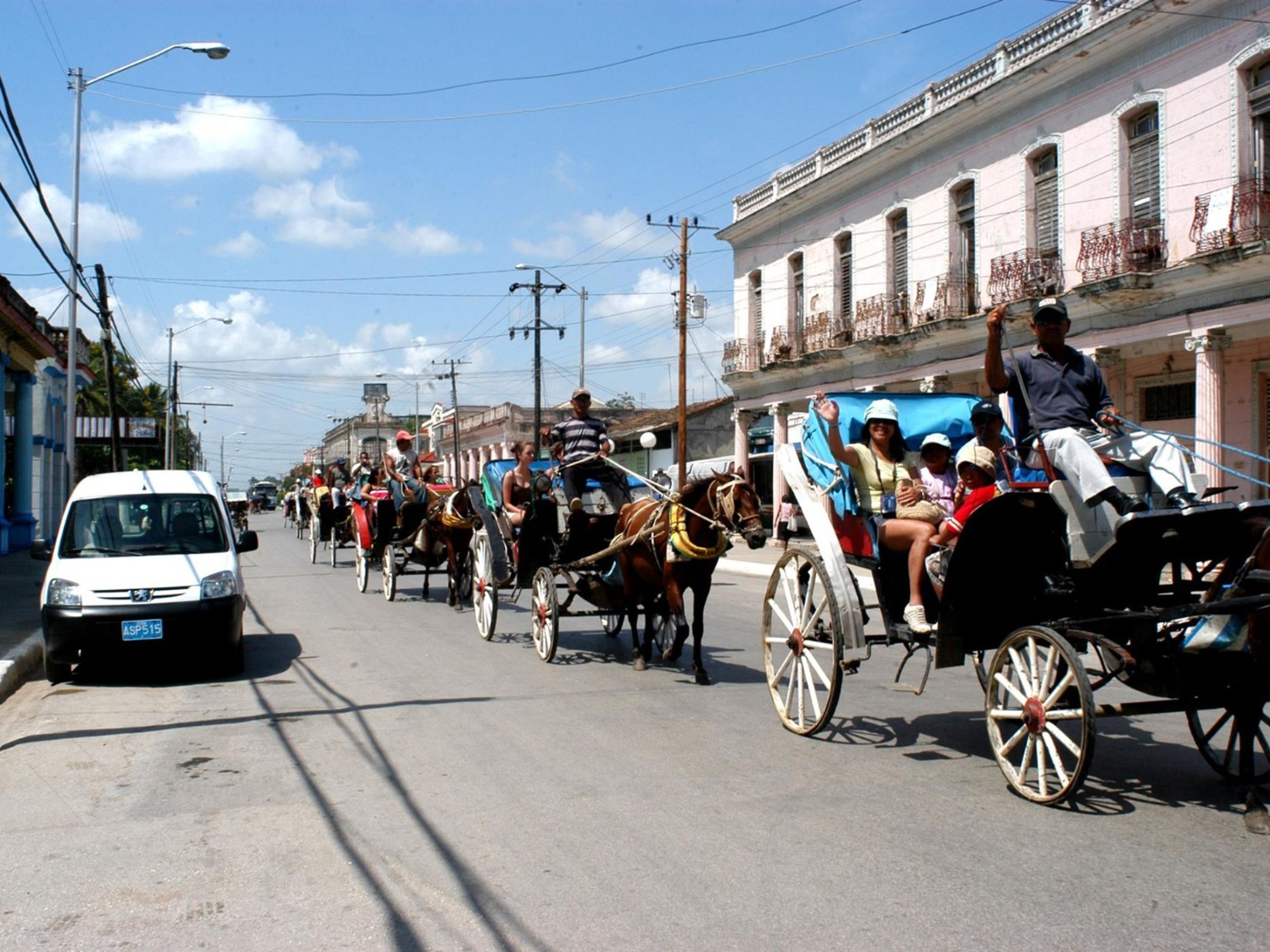 “MORON EXPRESS“ Tour. Morón city panoramic view, Ciego de Ávila, Cuba.