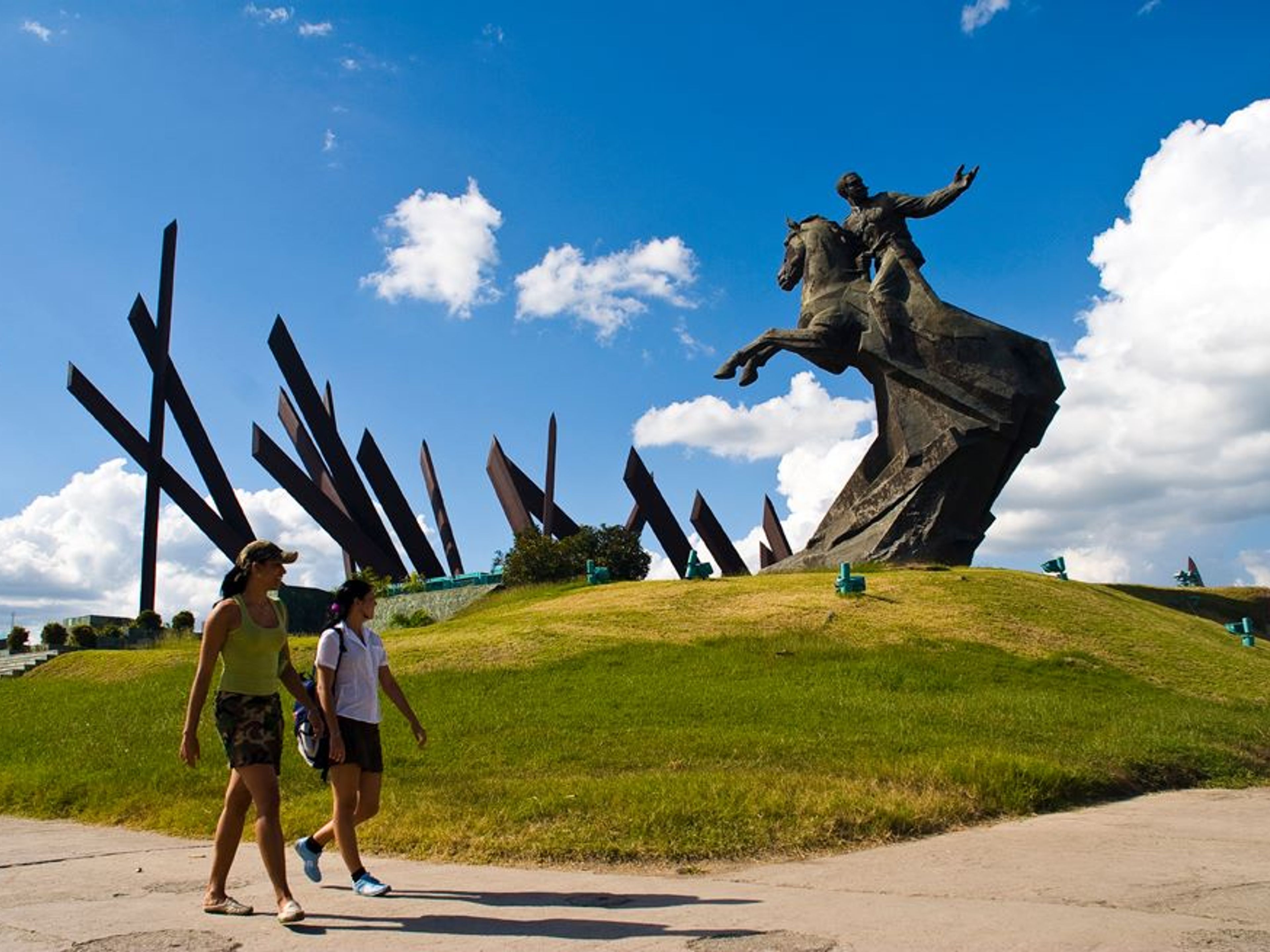"CITY TOUR SANTIAGO DE CUBA" Tour. The Antonio Maceo revolution square panoramic view, Santiago de Cuba, Cuba.