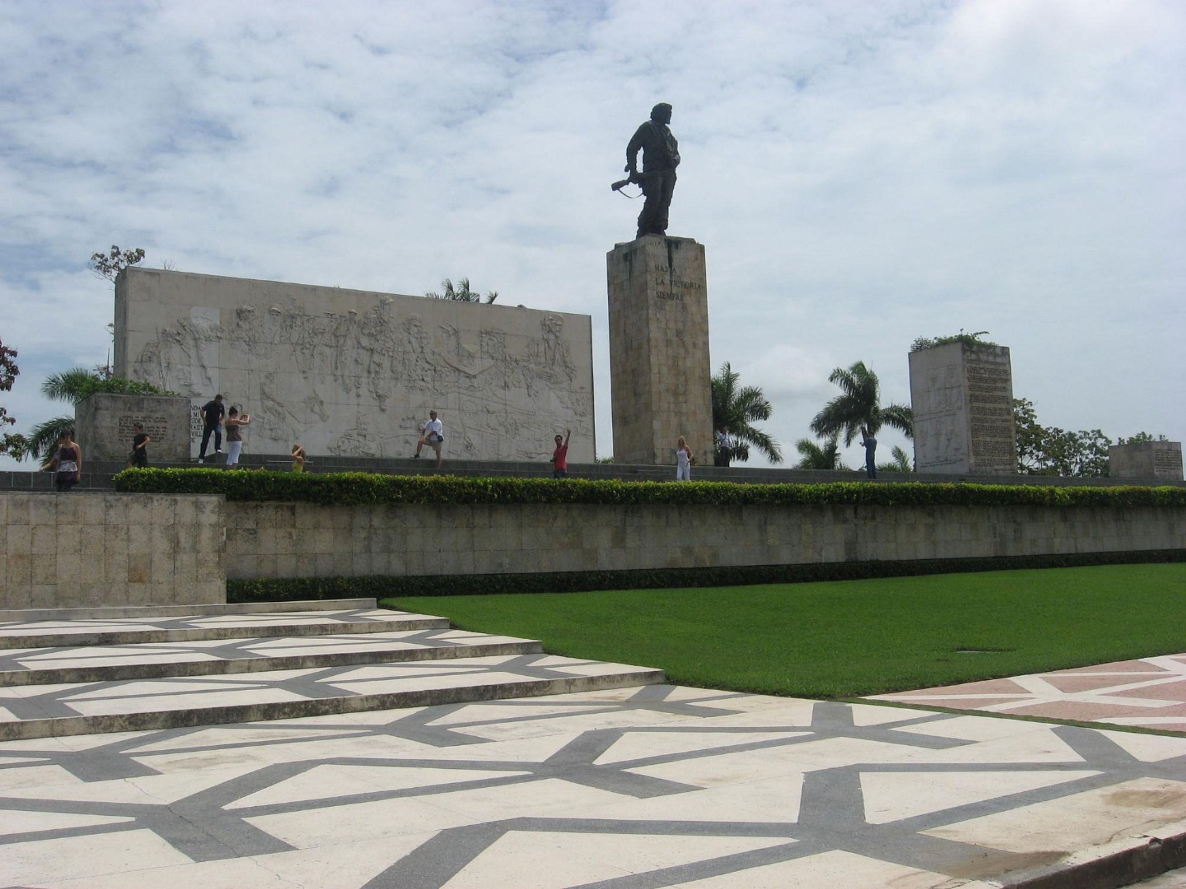 Jeep Safari "2 CITTÀ IN CUI PERNOTTARE". Ernesto Che Guevara monument panoramic view, Santa Clara, Villa Clara, Cuba.