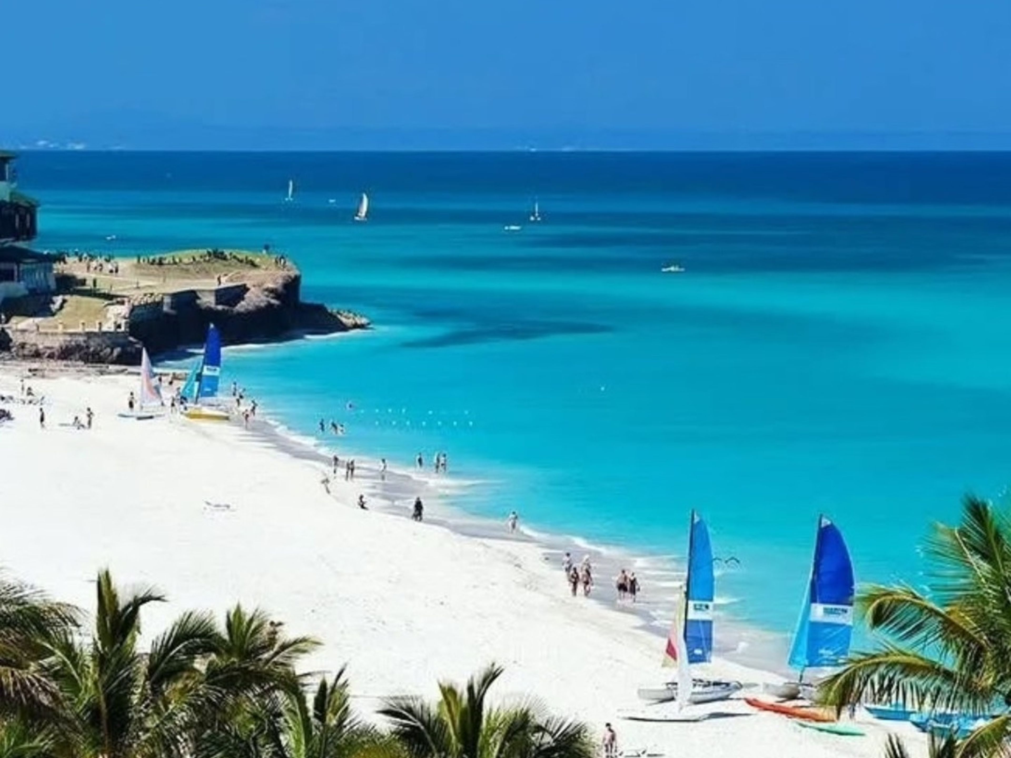 Excursão “CITY TOURS VARADERO - MATANZAS”. Varadero beach panoramic view, Varadero, Matanzas, Cuba.