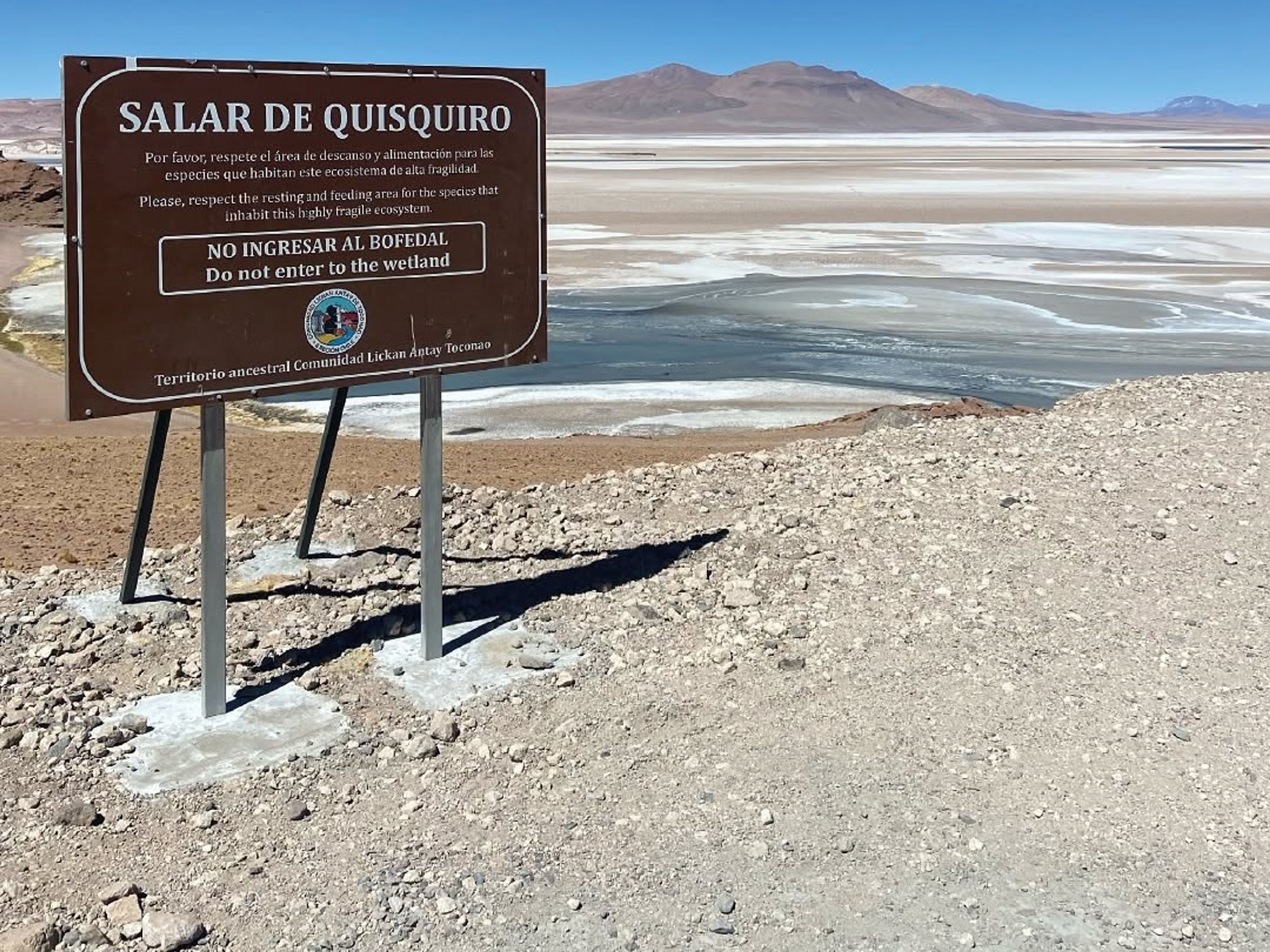 "GANZTAGESTOUR ROUTE DER SALZSEEN" Tour. "FULL DAY SALT FLATS ROUTE" Tour, San Pedro de Atacama, Chile. 