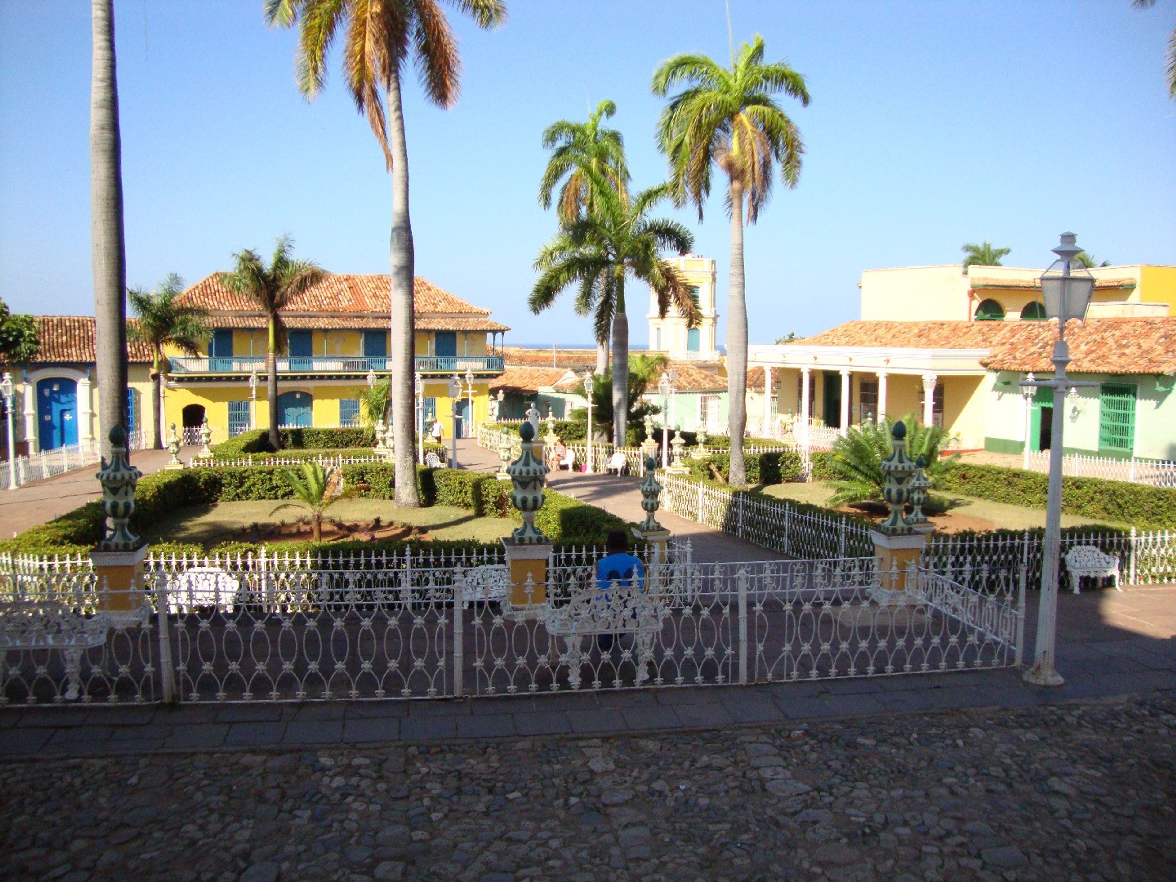 Jeep Safari “TRÊS CIDADES”. Trinidad mayor square panoramic view, Trinidad, Sanctí Spíritus, Cuba.