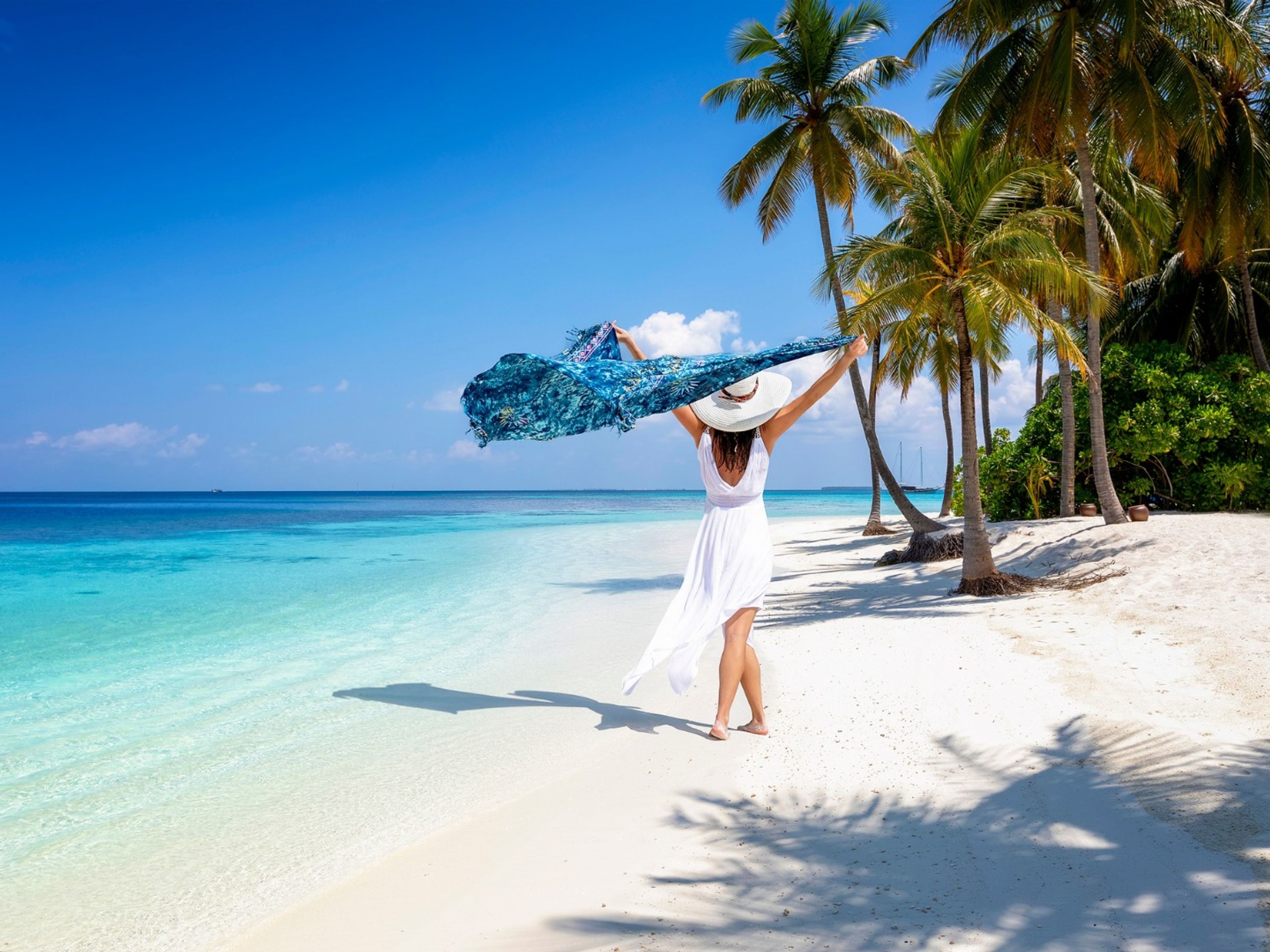 Hotel GRAND BAVARO PRINCESS ALL SUITES RESORTS, SPA & CASINO.Hotel's Punta Cana beach panoramic view.