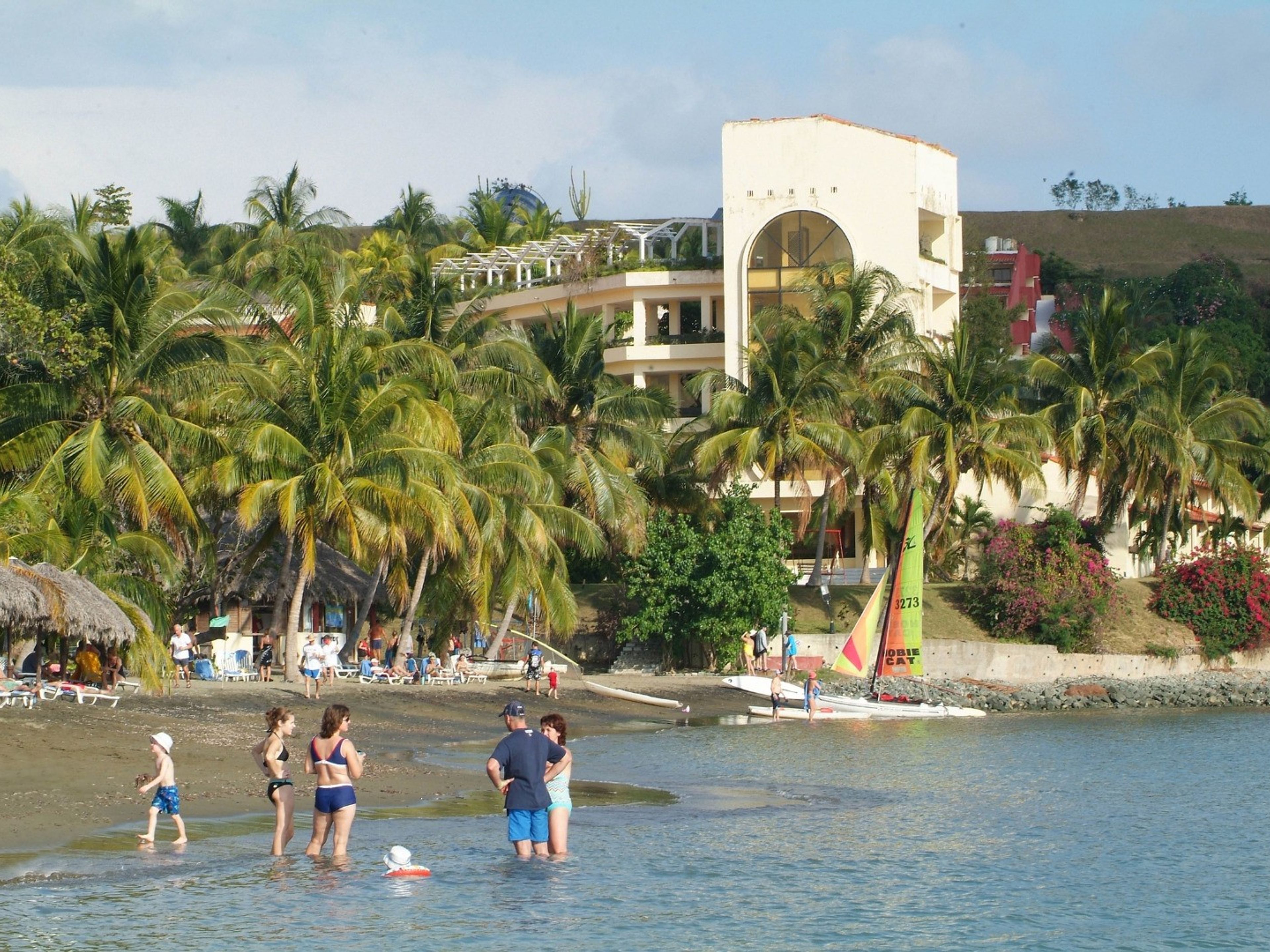 Hotel Brisas Sierra MarHotel's beach panoramic view