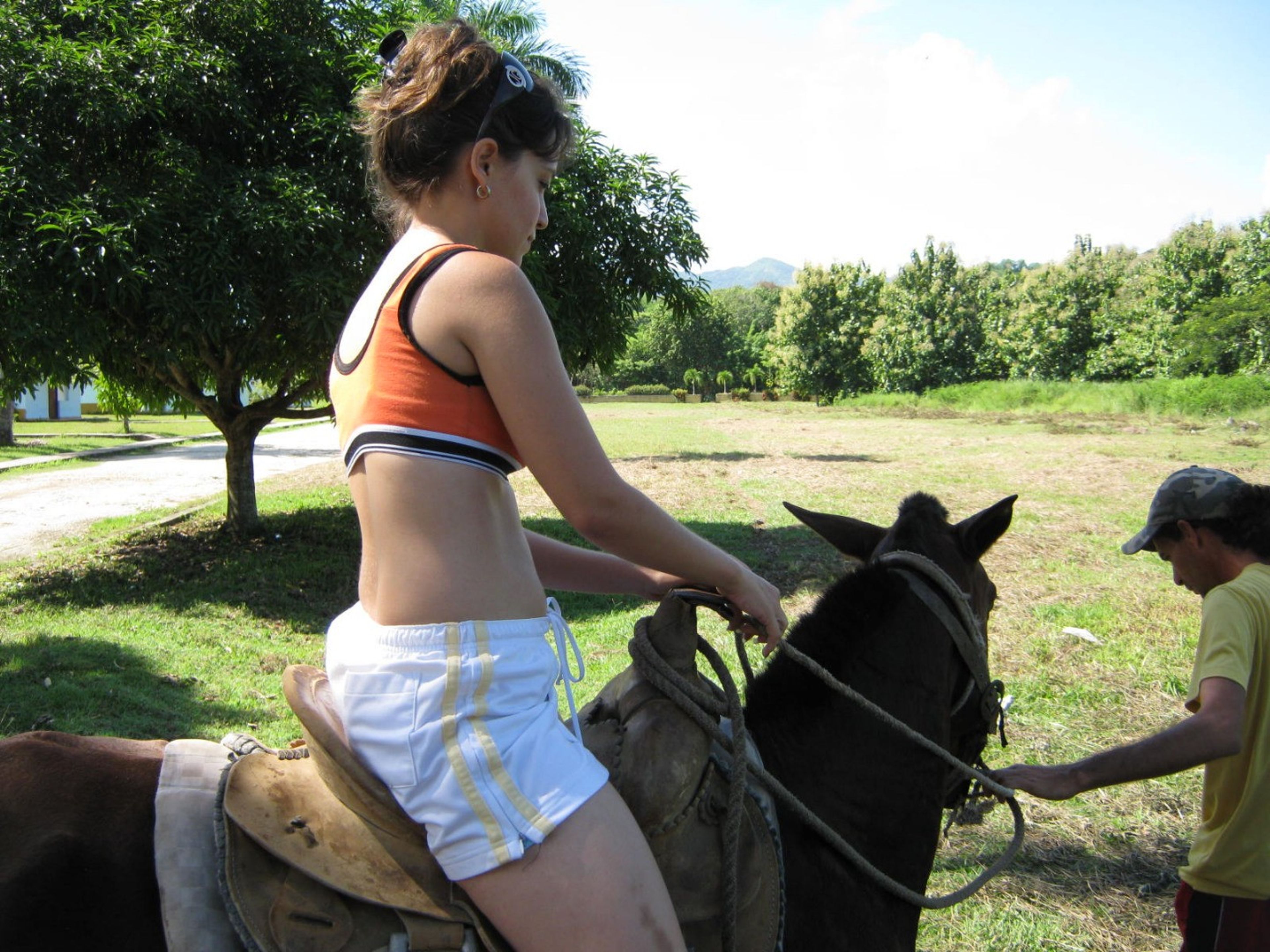 LA MULA CampingHorseback riding at La Mula camping, Santiago de Cuba