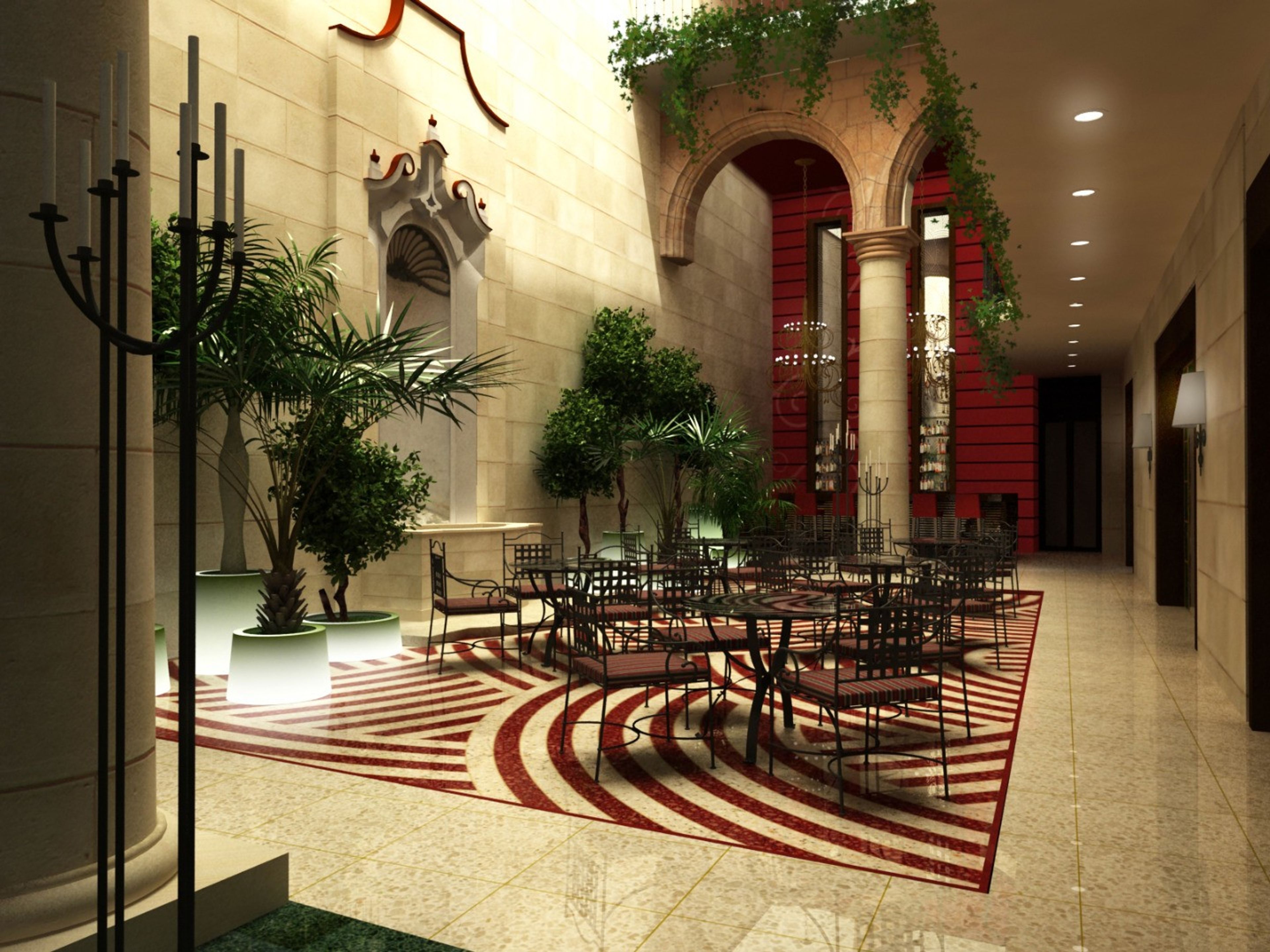 HABAGUANEX PALACIO DEL MARQUÉS DE SAN FELIPE Y SANTIAGO DE BEJUCAL HotelLobby & patio view