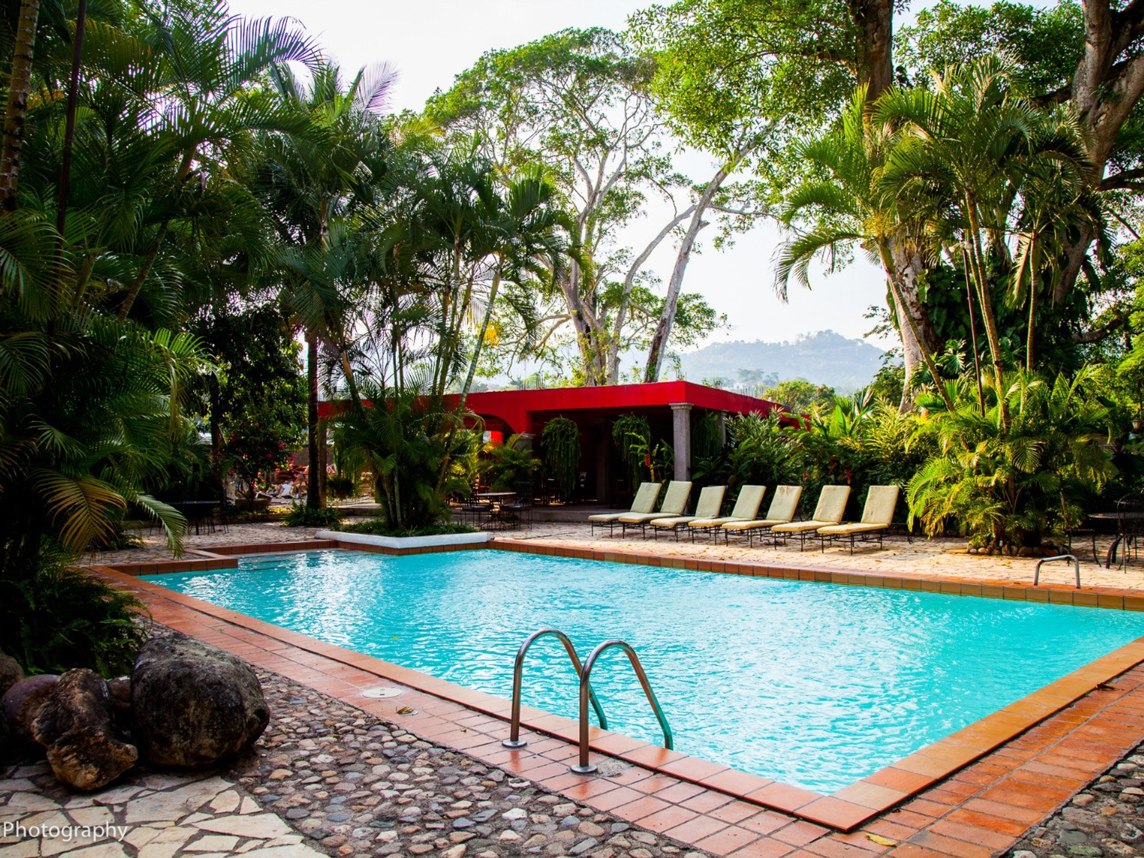Camino Maya HotelHotel's swiming pool panoramic view