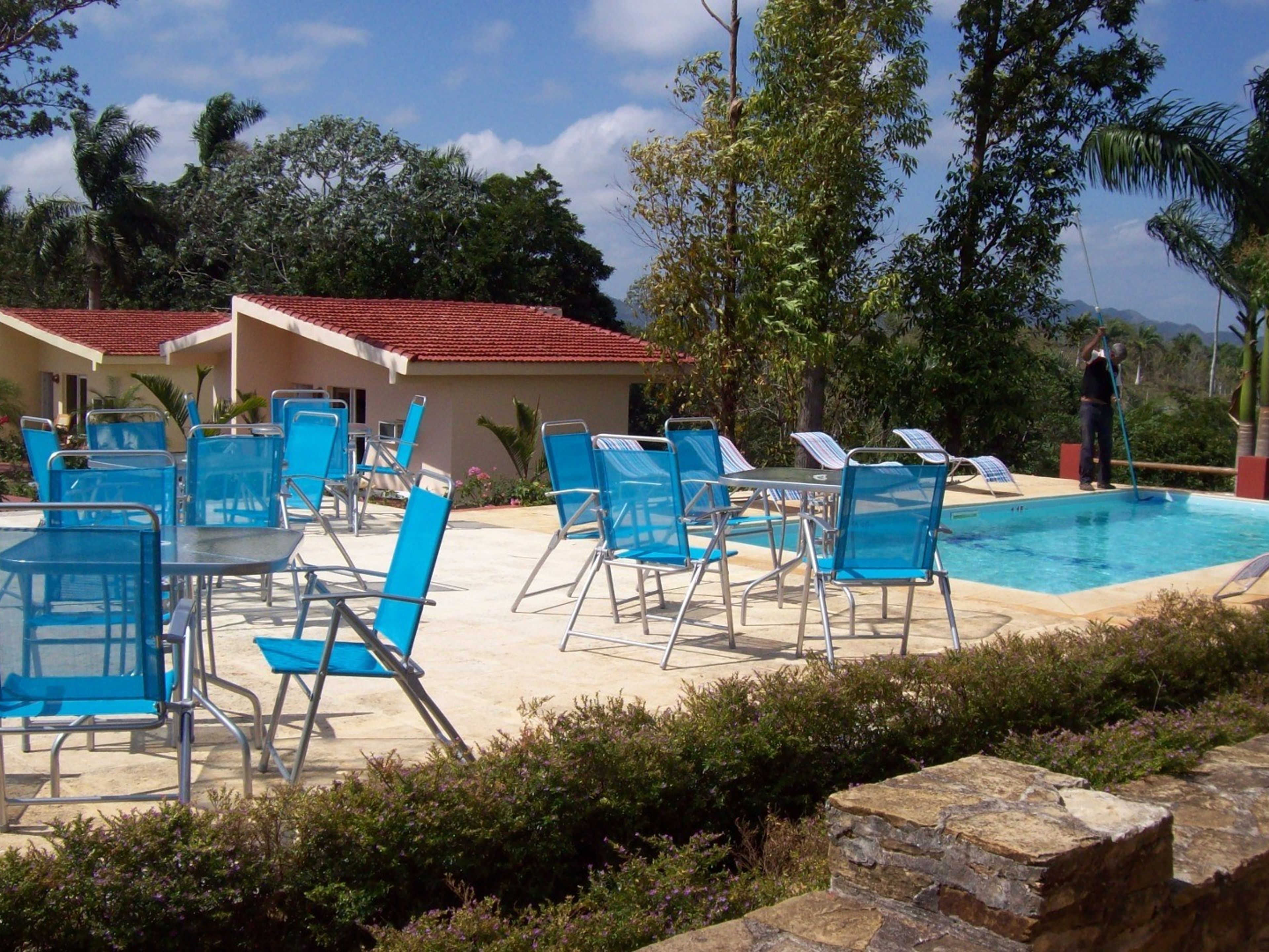 Charco Azul EcolodgeSwimming pool area