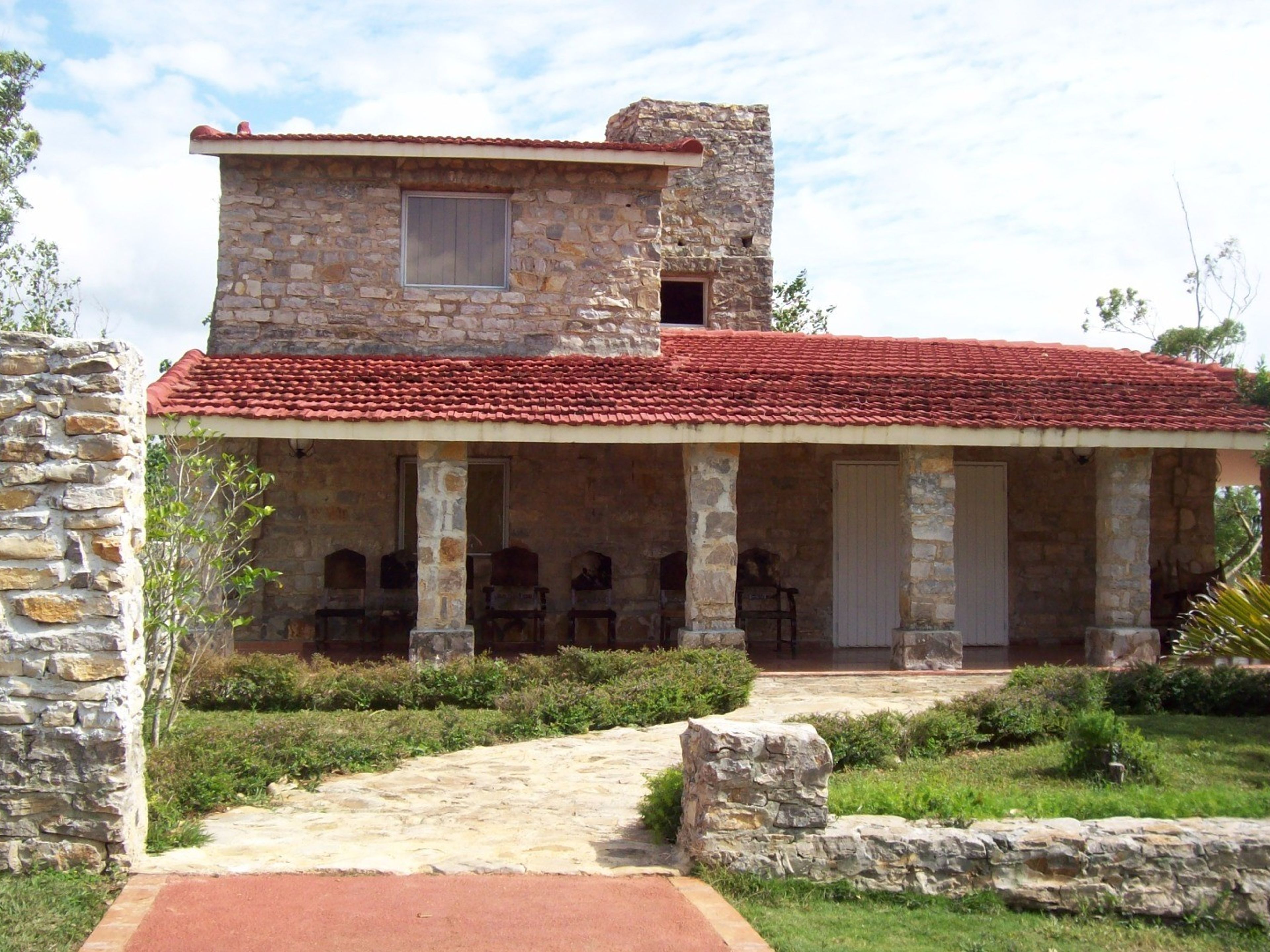 Charco Azul EcolodgePanoramic farm view