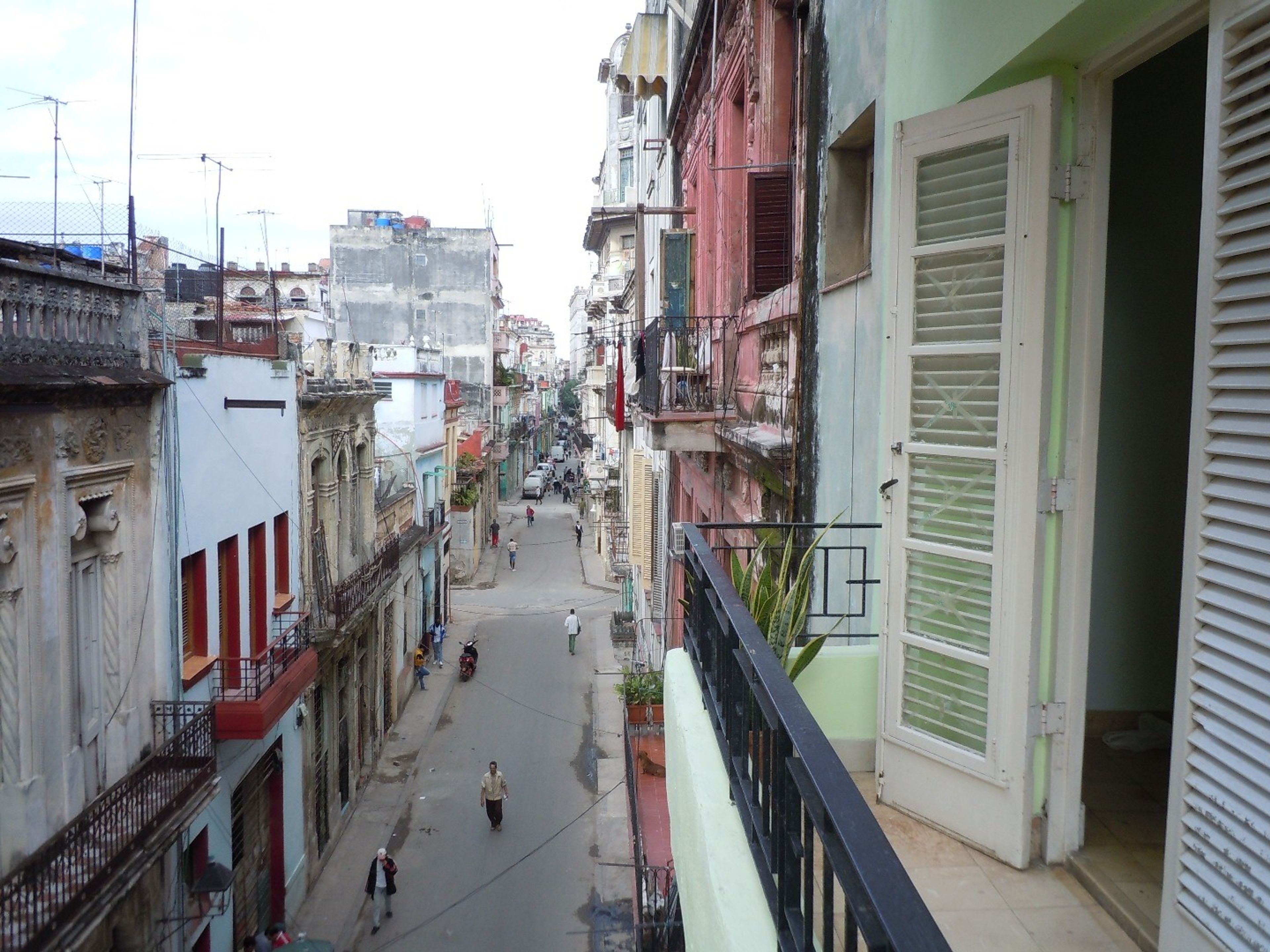 Casa Yula, AGUACATE, No. 409Old Havana view from apartment's balcony