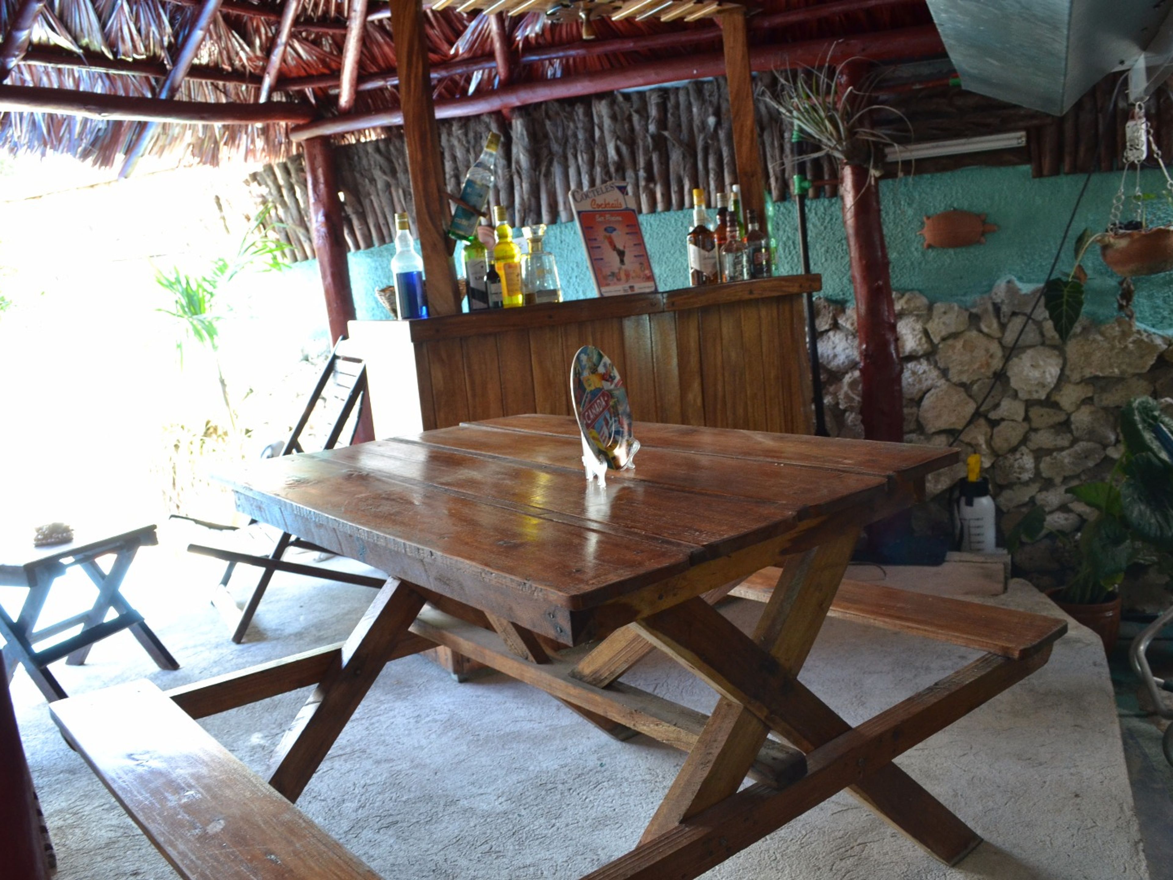 Hostal Palmeras de Pascuas, CALETÓNHouse's restaurant and bar view