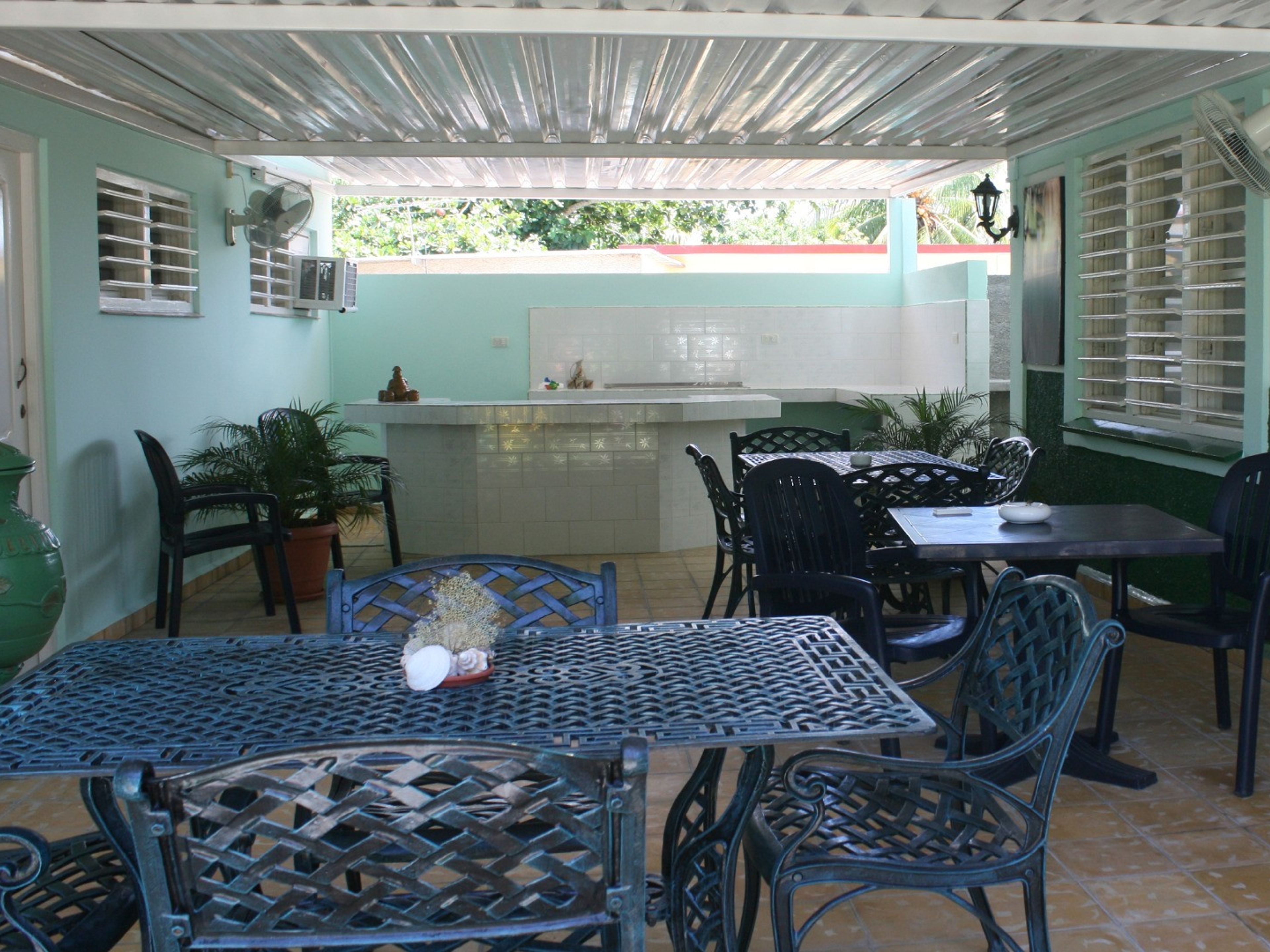 Hostal Rachel, PLAYA GIRÓNHouse's terrace view