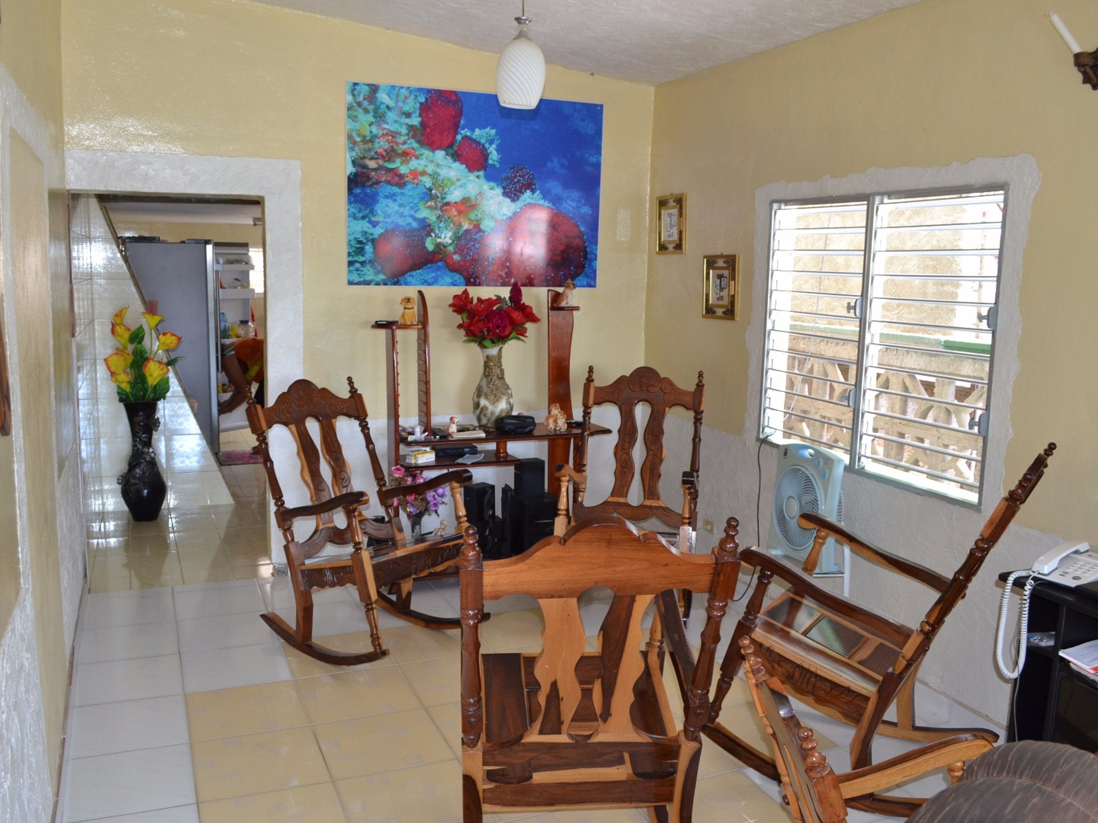 Casa Chirino y María, PLAYA GIRÓNHouse's living room details