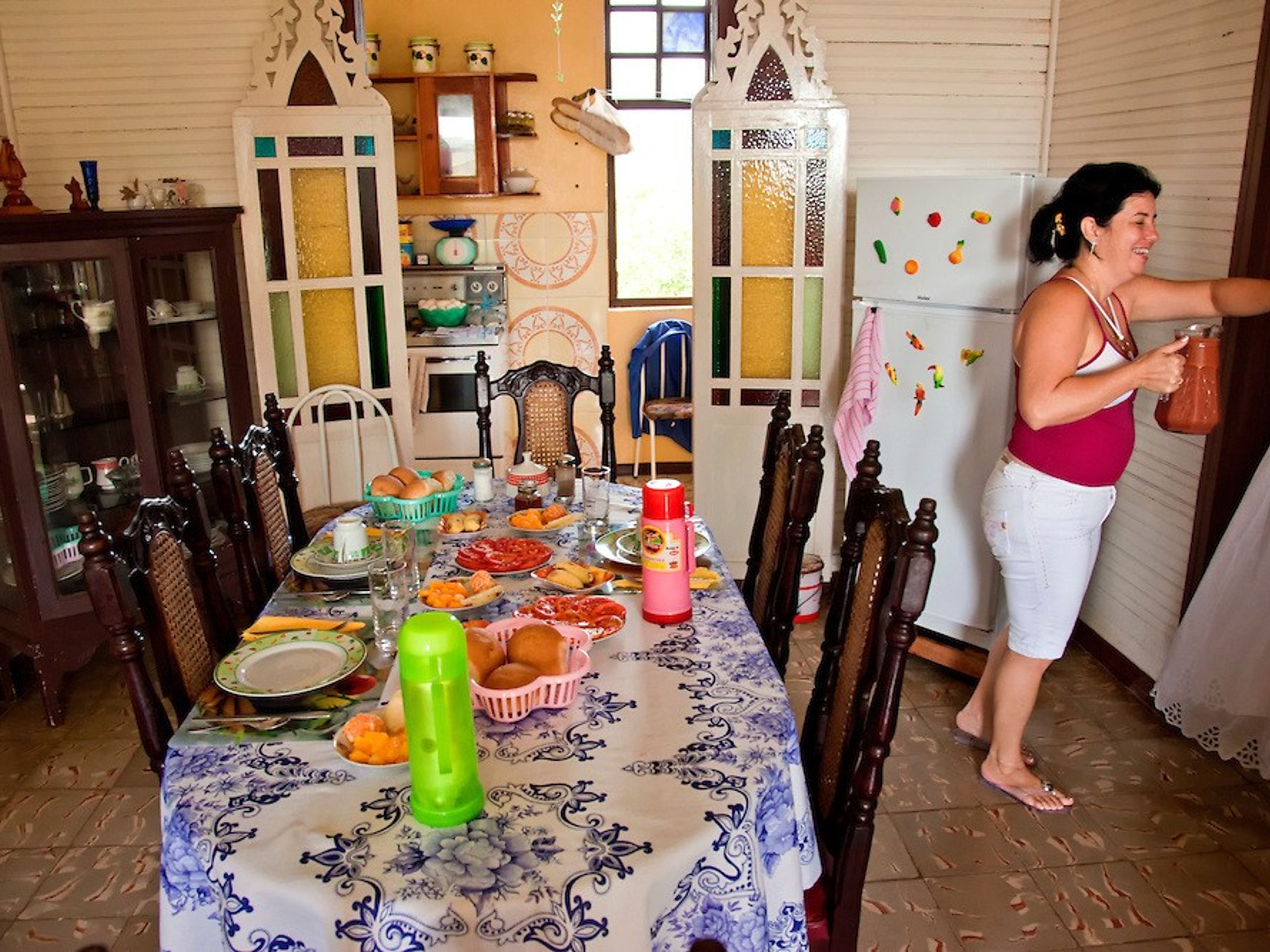 Casa El Mirador, MACEO, No. 86Dinner services at the house