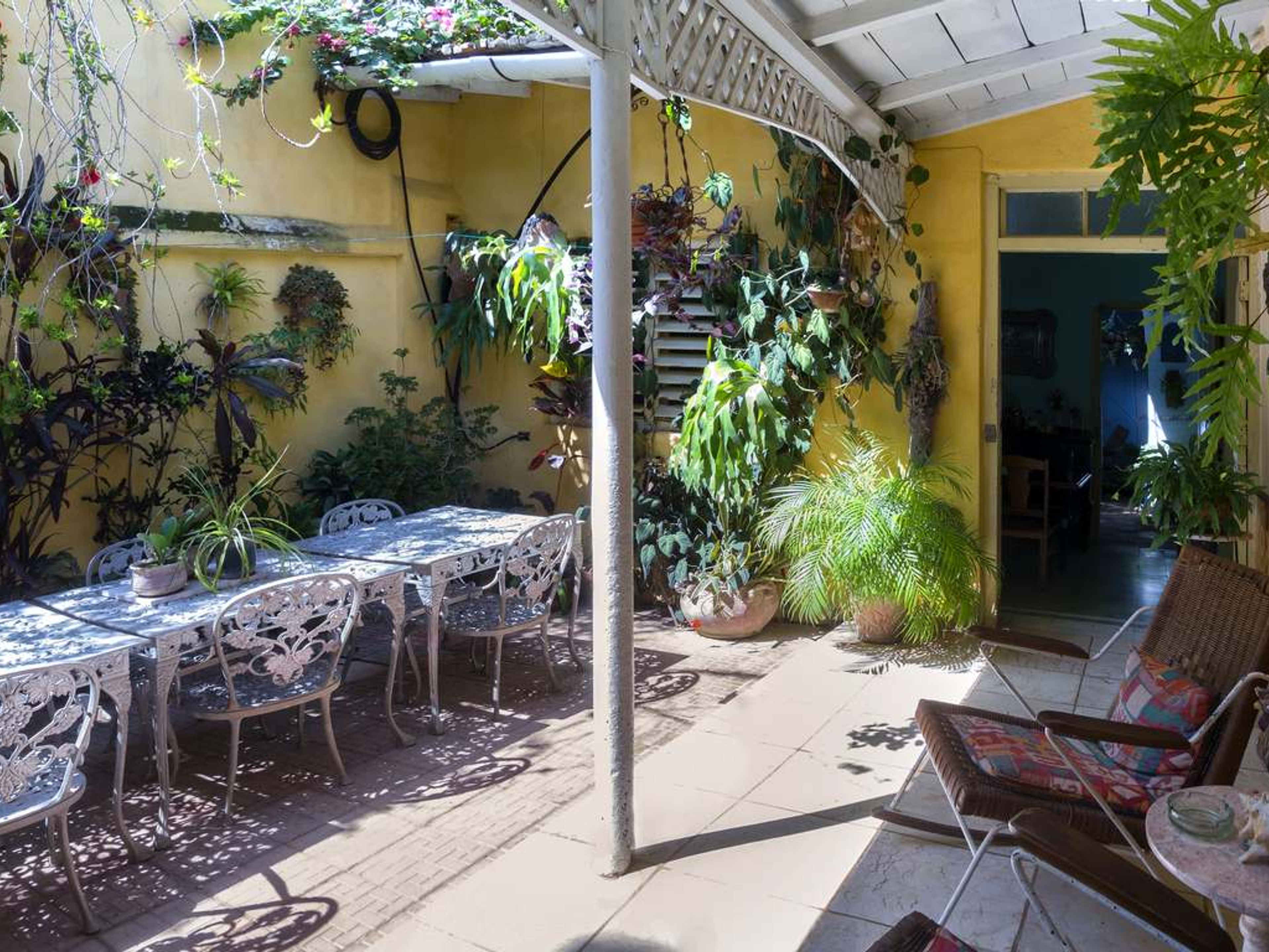 Hostal Sarahí, FRANCISCO PETERSSEN (Coco o Chichiquirá) No.179House's interior patio view