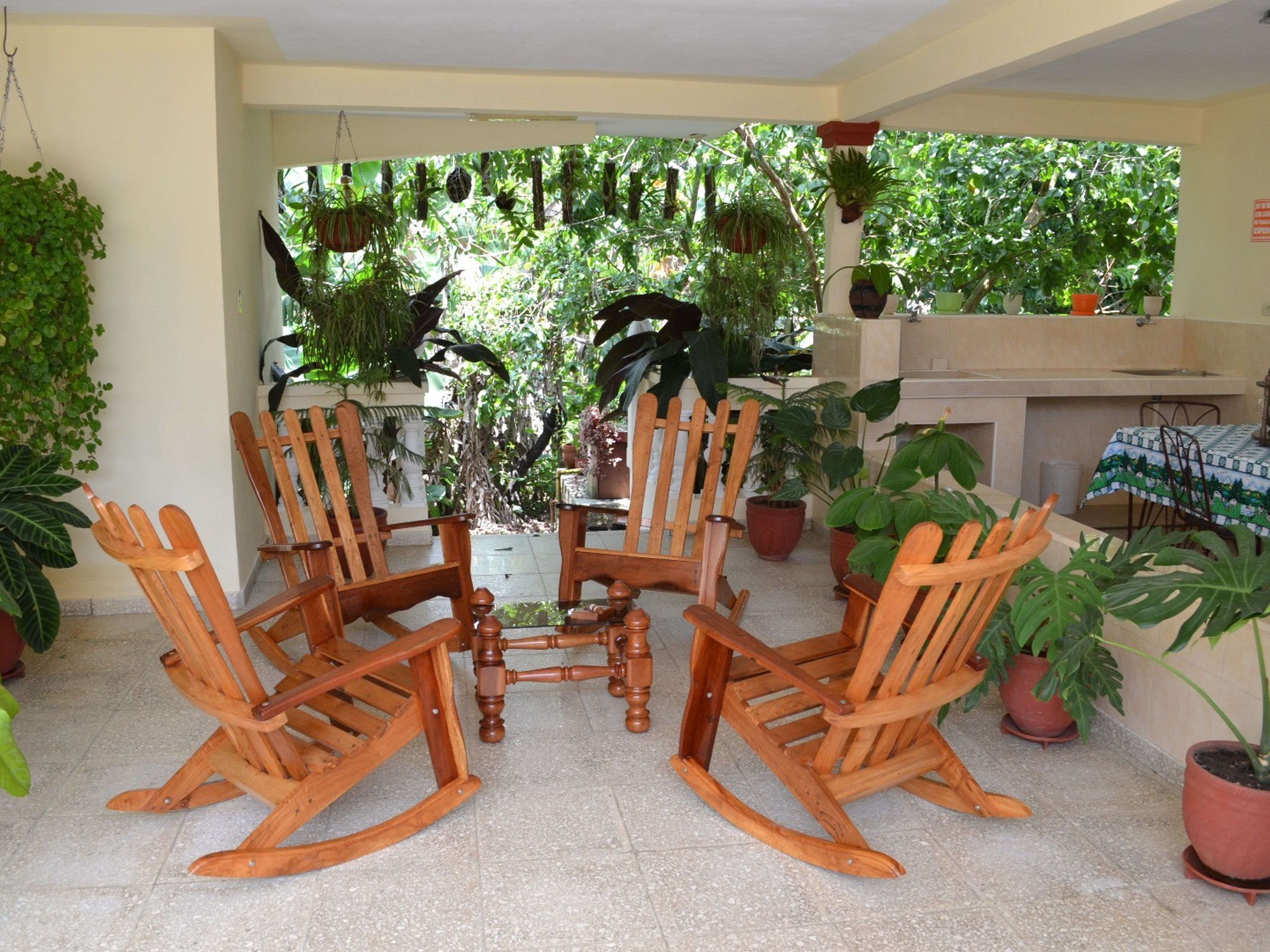 Casa Los Rubios, Km 25, No. 7House terrace view