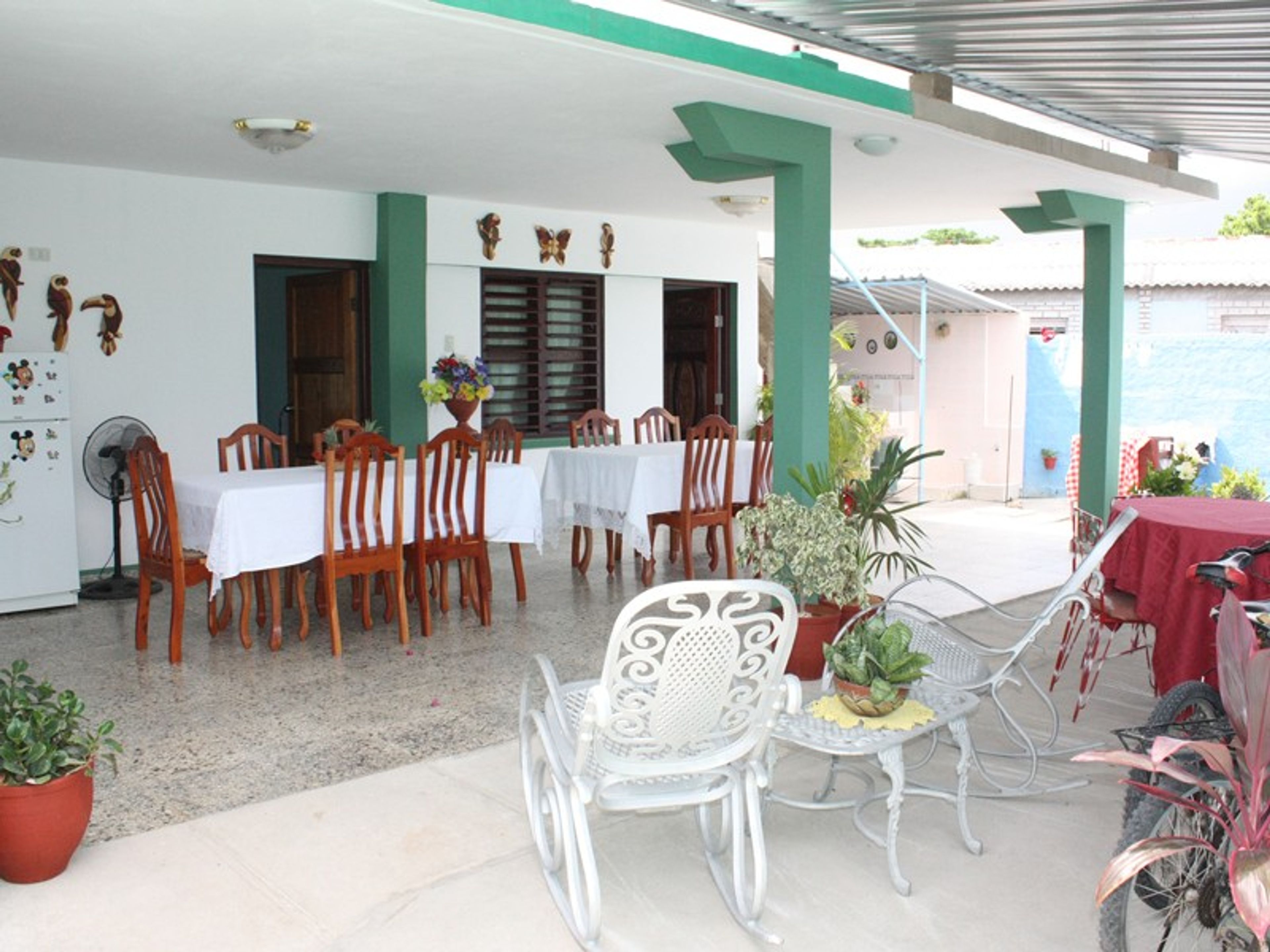 Hostal Aida y Miguel, PLAYA GIRÓNHouse's terrace view