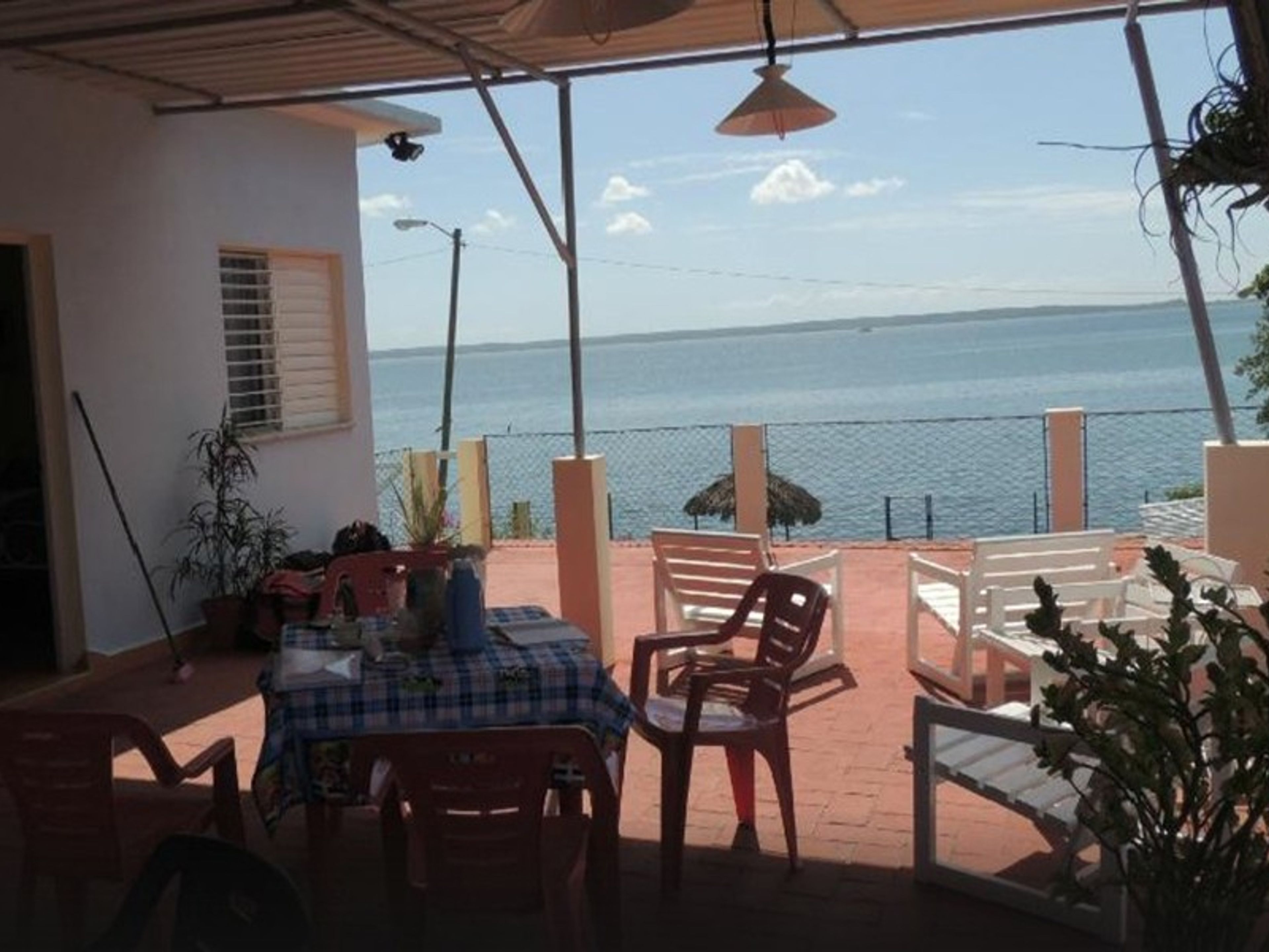 Hostal Los Mares, AVE. 10, No. 106House's terrace with sea view