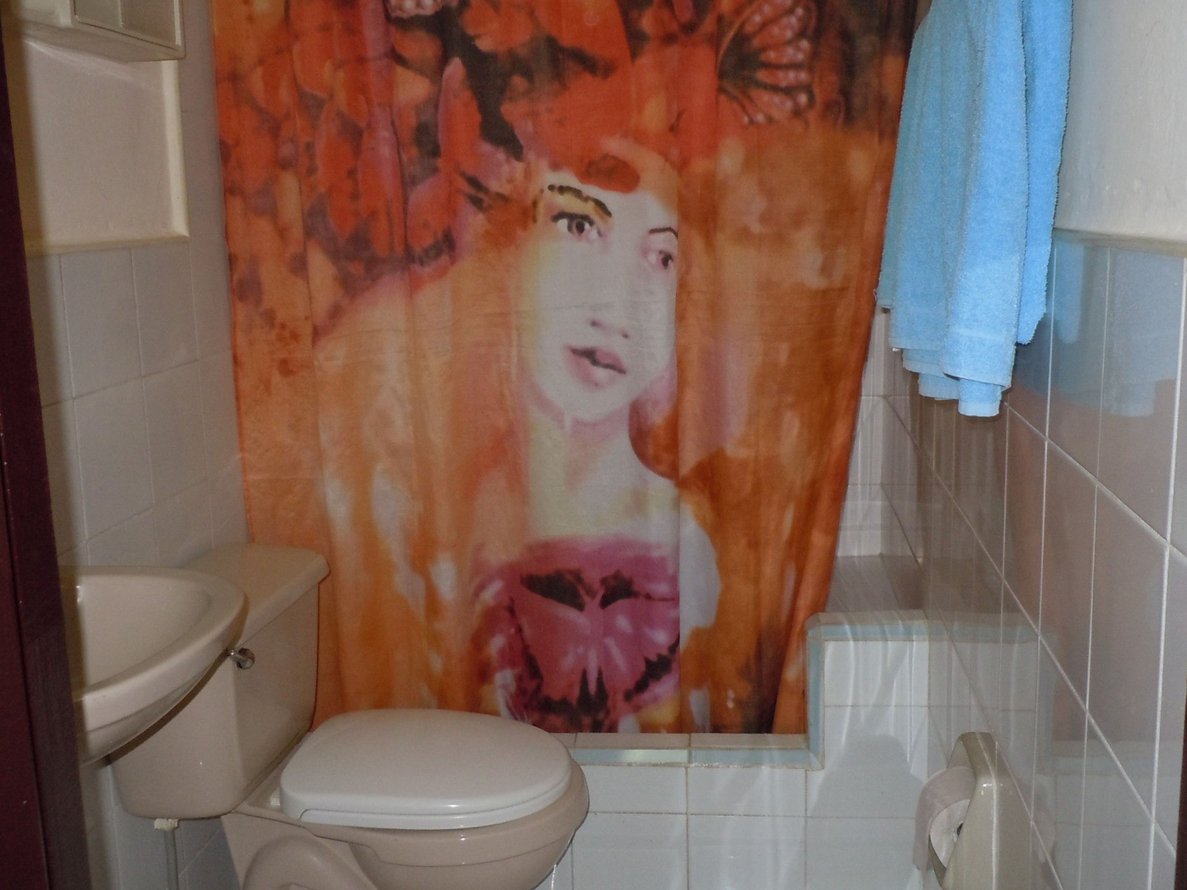 Hostal Los Hermanos, CÉSPEDES, No. 13Bathroom's view