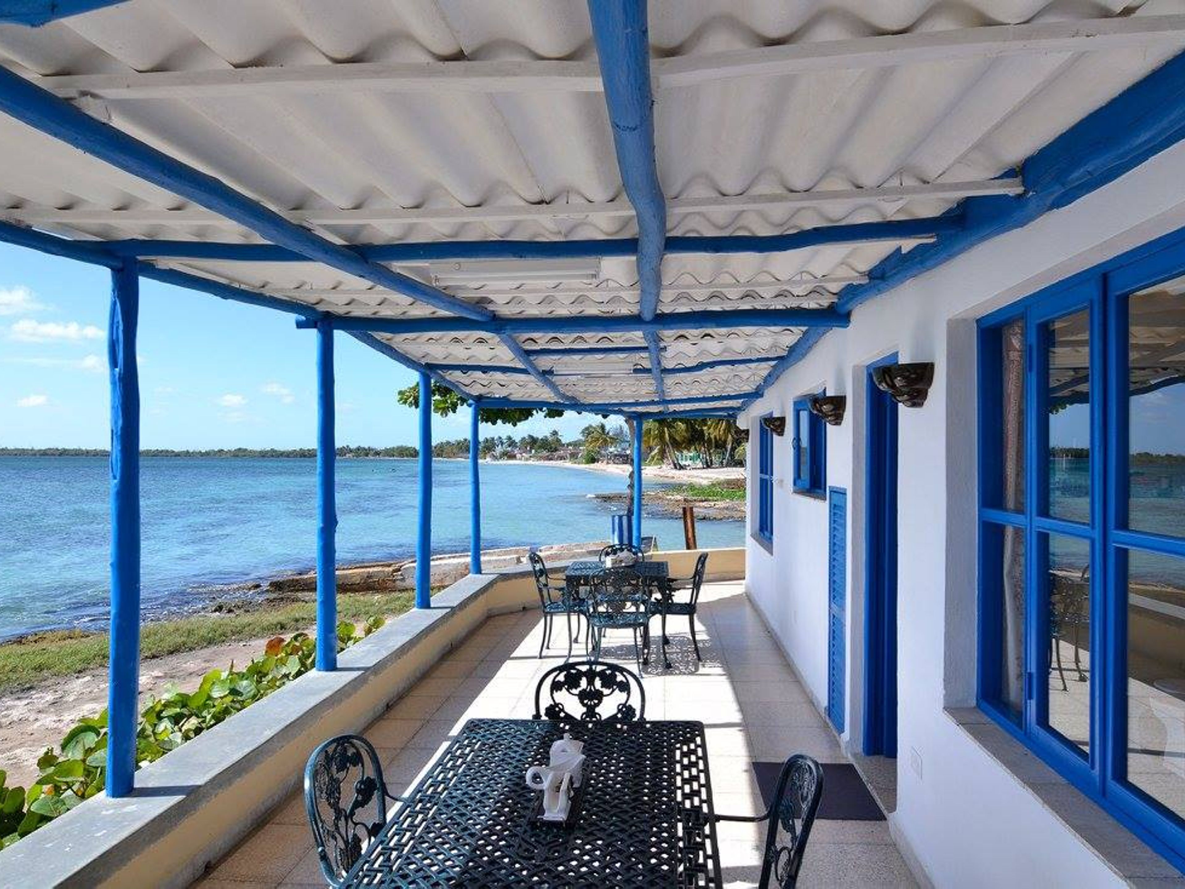 Дом B&B El Varadero, CALETÓNHouse's terrace view with the Caribbean sea view