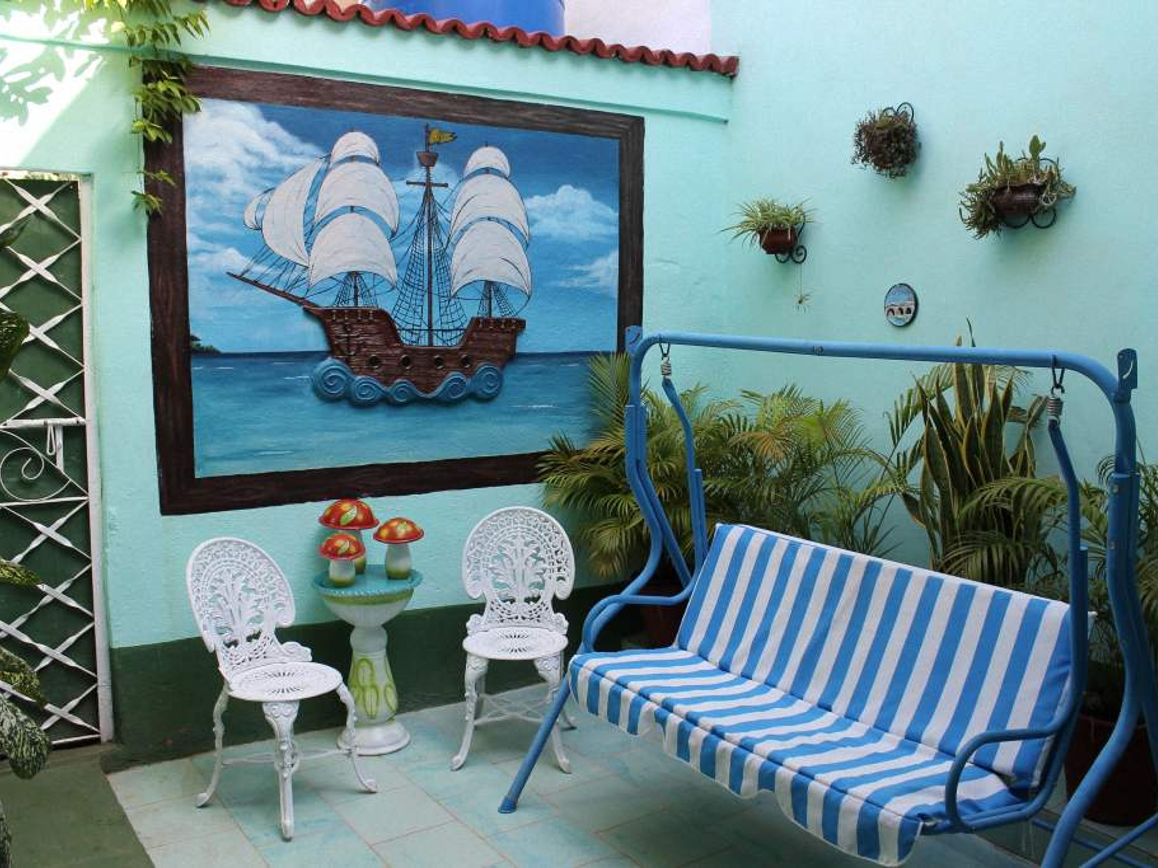 Hostal El Bucaro, CAMILO CIENFUEGOS (Santo Domingo), No. 31 - House terrace view