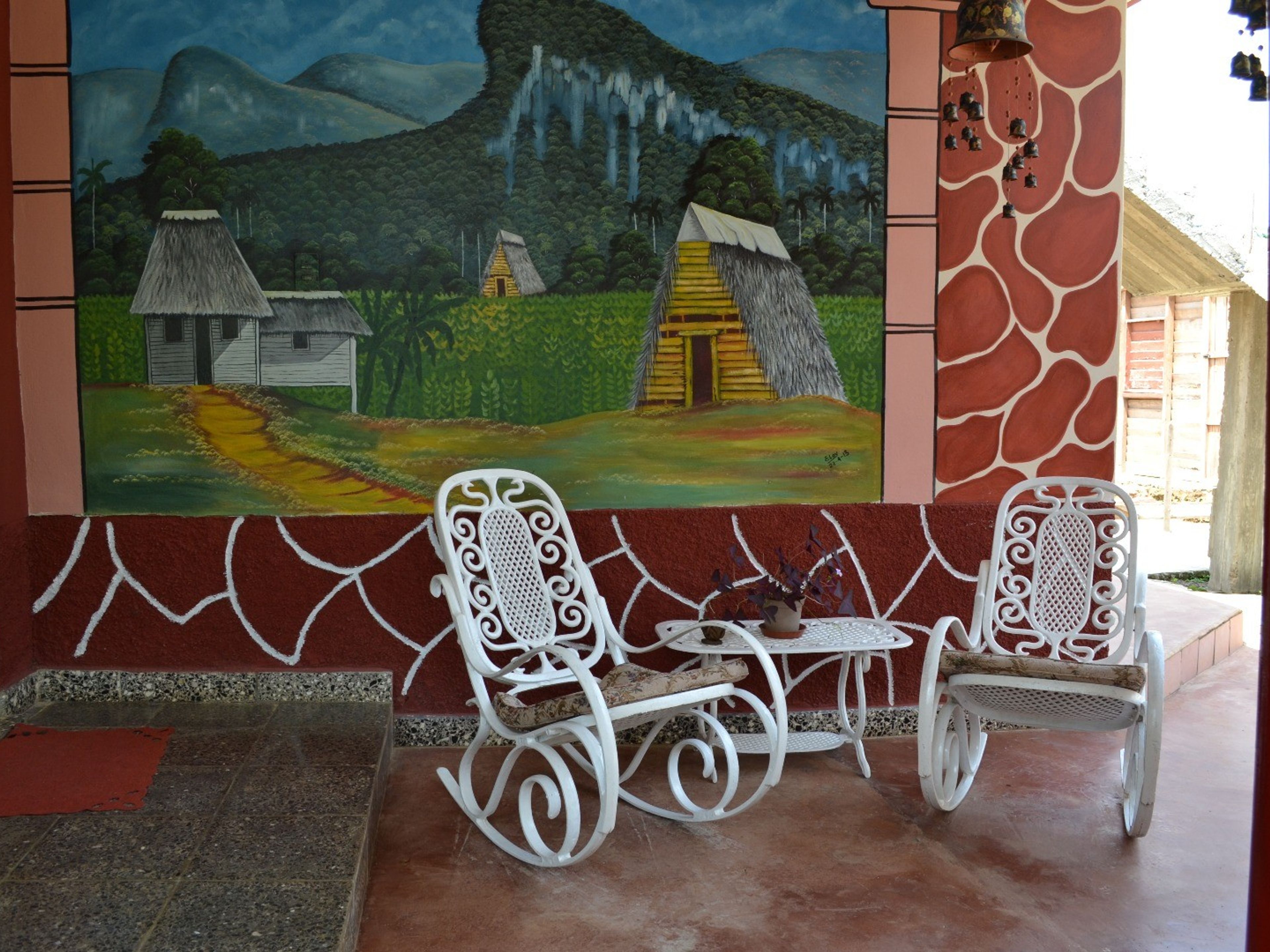 Casa El Campesino, Km 25, No. 173Inside patio view